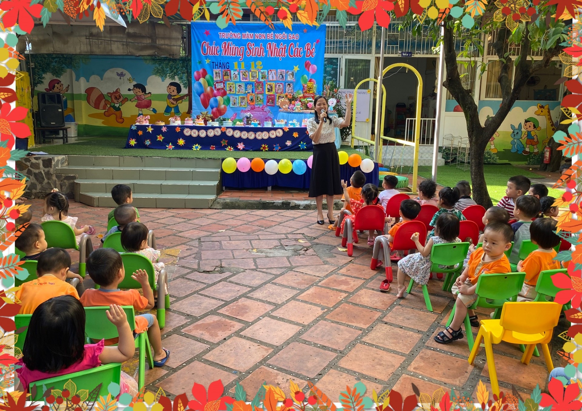 MỪNG SINH NHẬT CÔ VÀ BÉ 11/12-2022