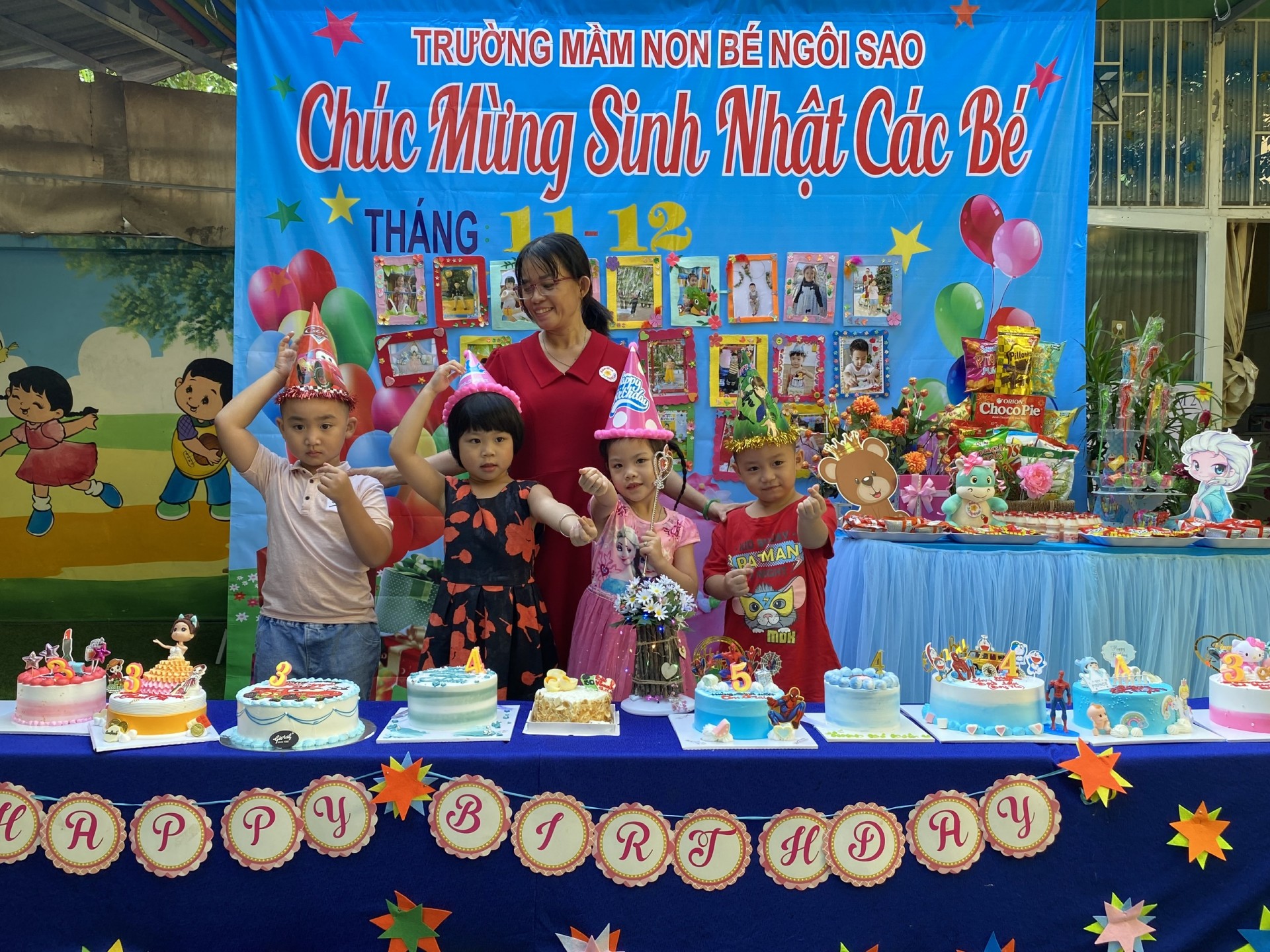 MỪNG SINH NHẬT CÔ VÀ BÉ 11/12-2022