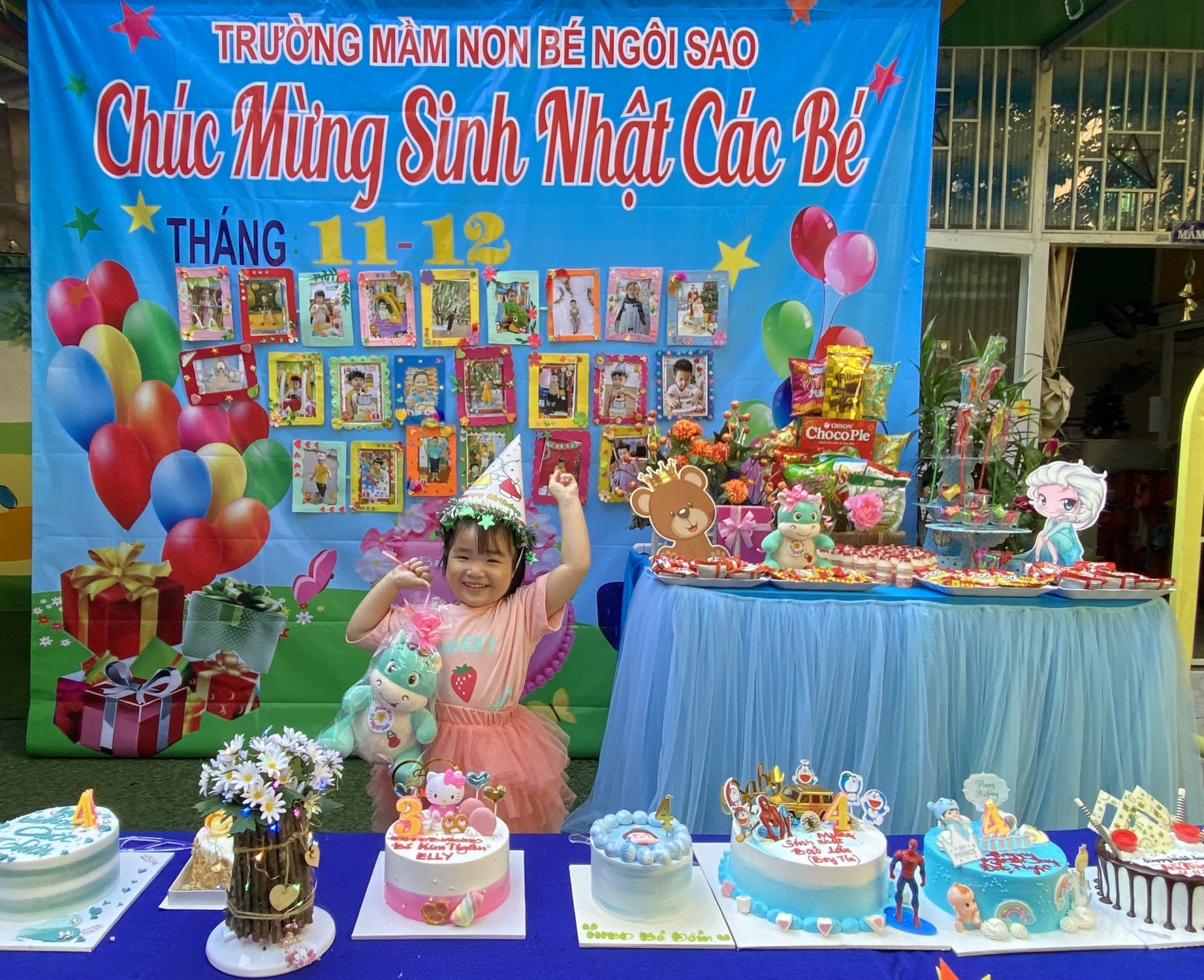 MỪNG SINH NHẬT CÔ VÀ BÉ 11/12-2022