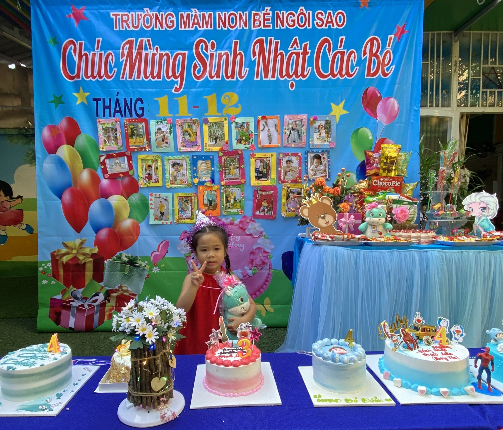 MỪNG SINH NHẬT CÔ VÀ BÉ 11/12-2022