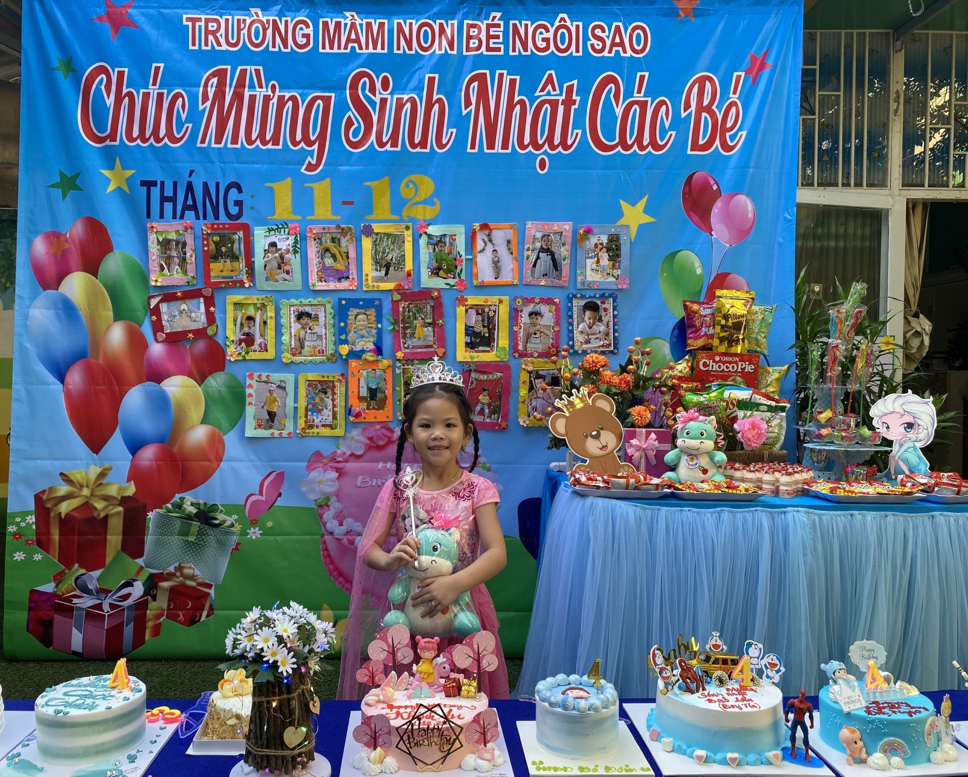 MỪNG SINH NHẬT CÔ VÀ BÉ 11/12-2022