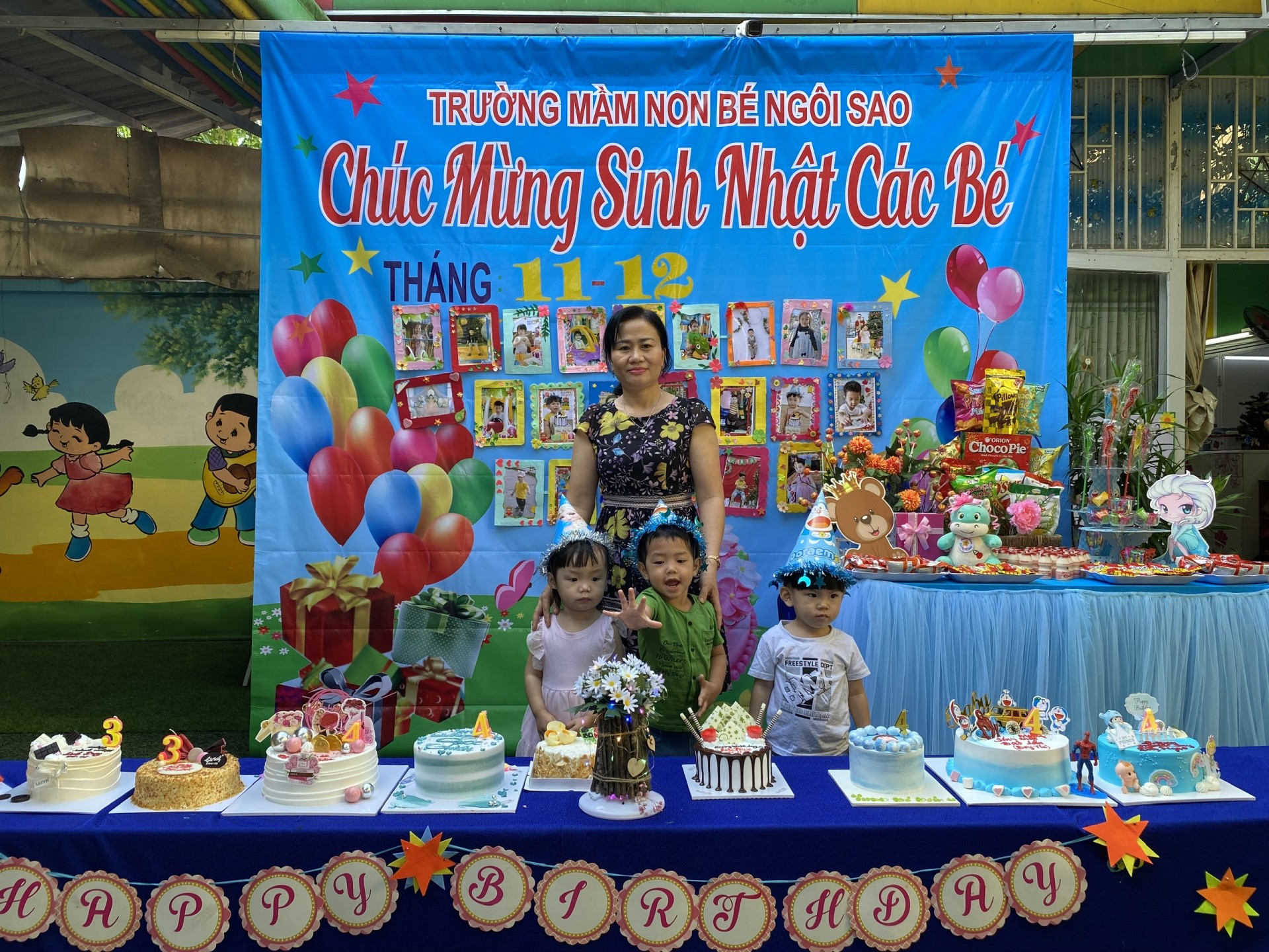 MỪNG SINH NHẬT CÔ VÀ BÉ 11/12-2022