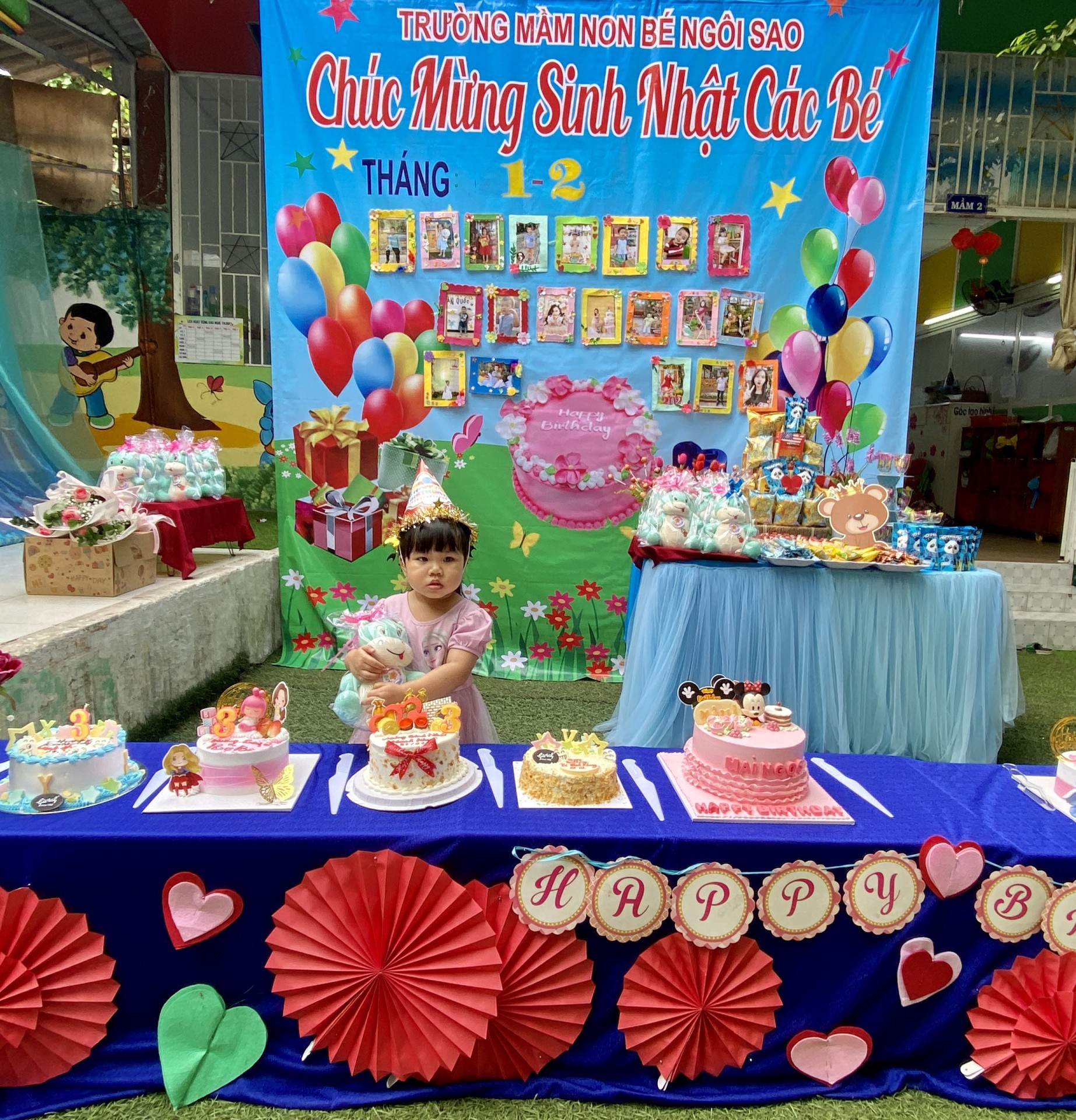 SINH NHẬT CÔ VÀ BÉ THÁNG 1,2/2023