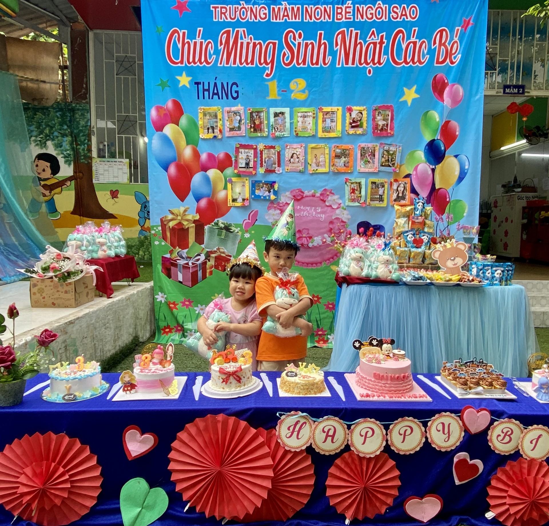 SINH NHẬT CÔ VÀ BÉ THÁNG 1,2/2023