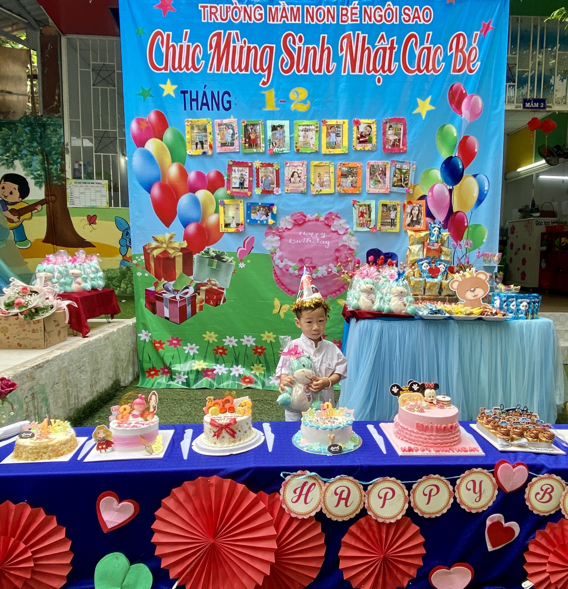 SINH NHẬT CÔ VÀ BÉ THÁNG 1,2/2023