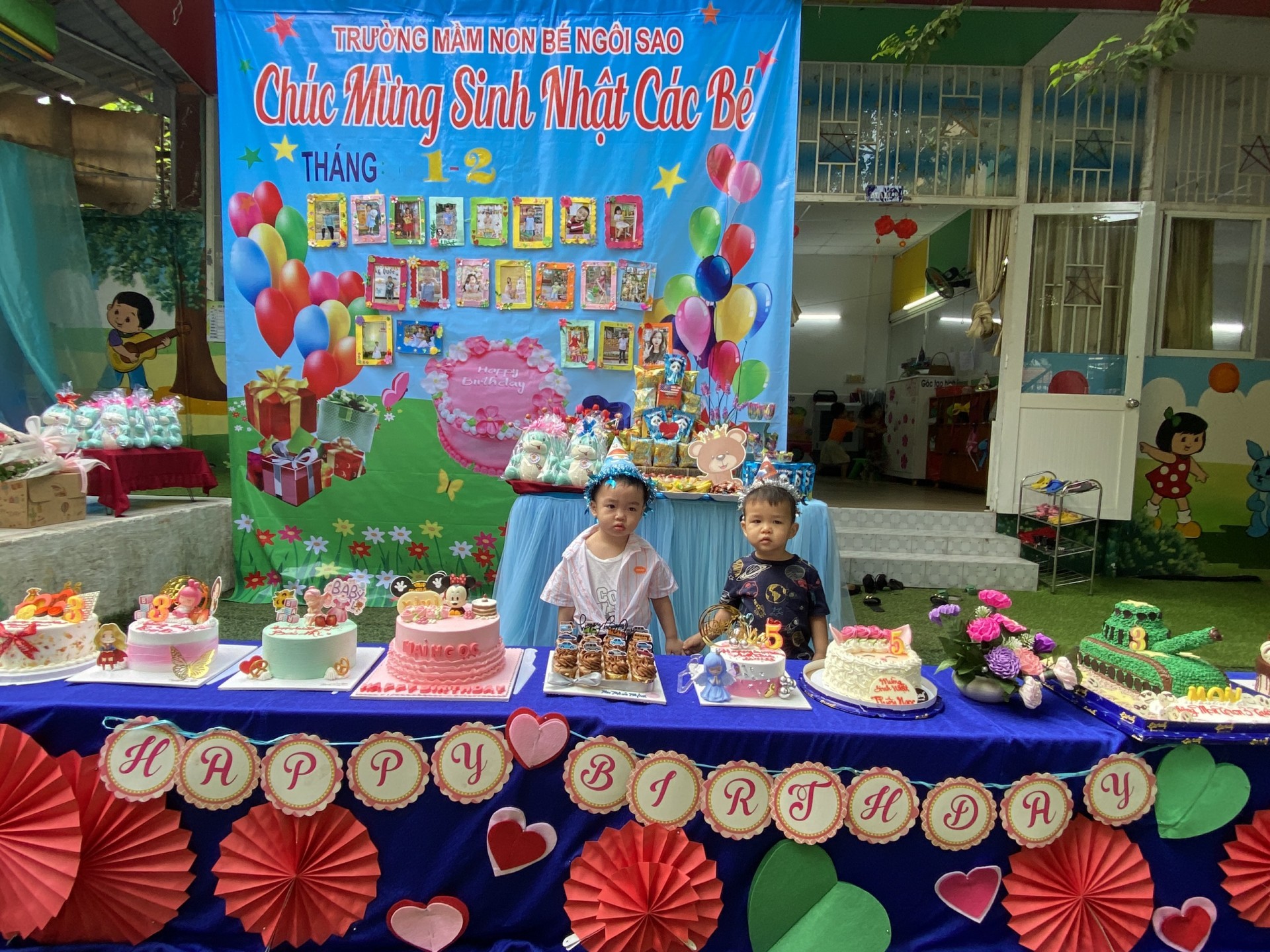 SINH NHẬT CÔ VÀ BÉ THÁNG 1,2/2023