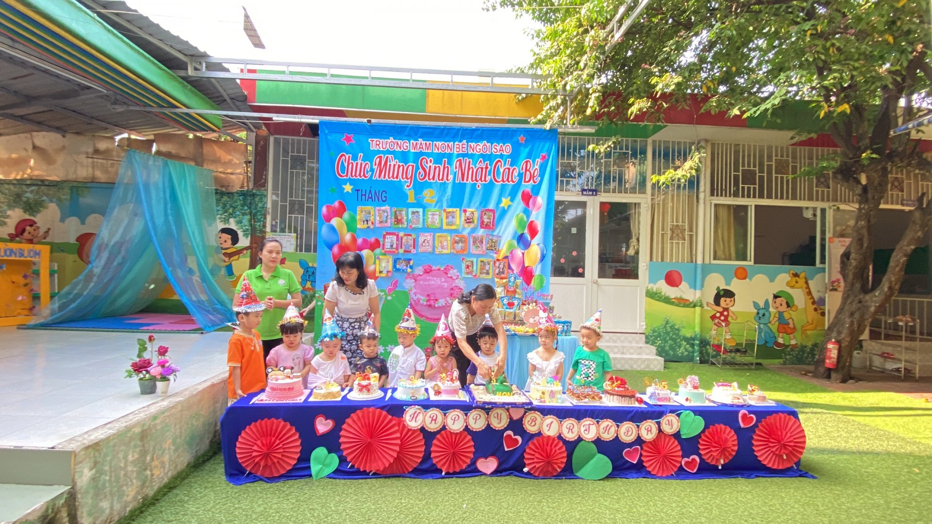 SINH NHẬT CÔ VÀ BÉ THÁNG 1,2/2023