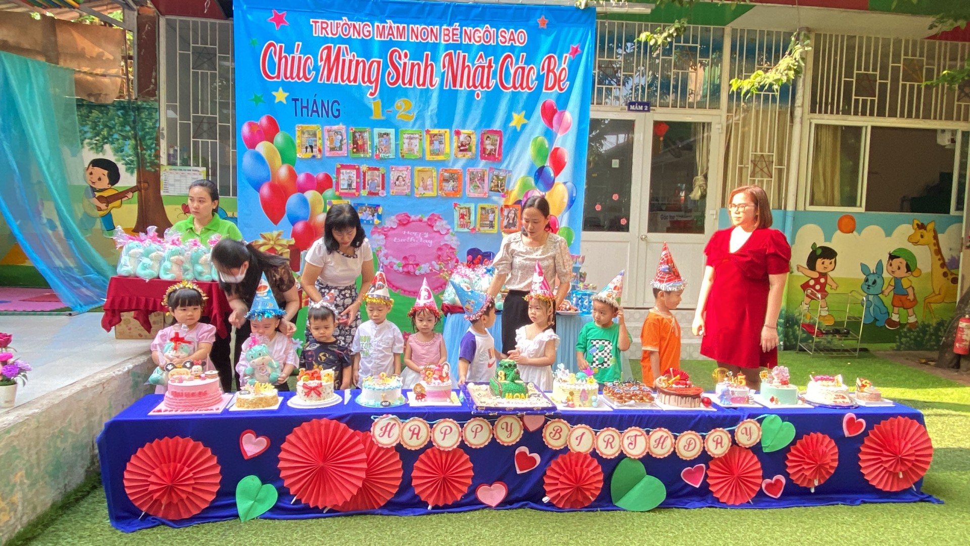 SINH NHẬT CÔ VÀ BÉ THÁNG 1,2/2023