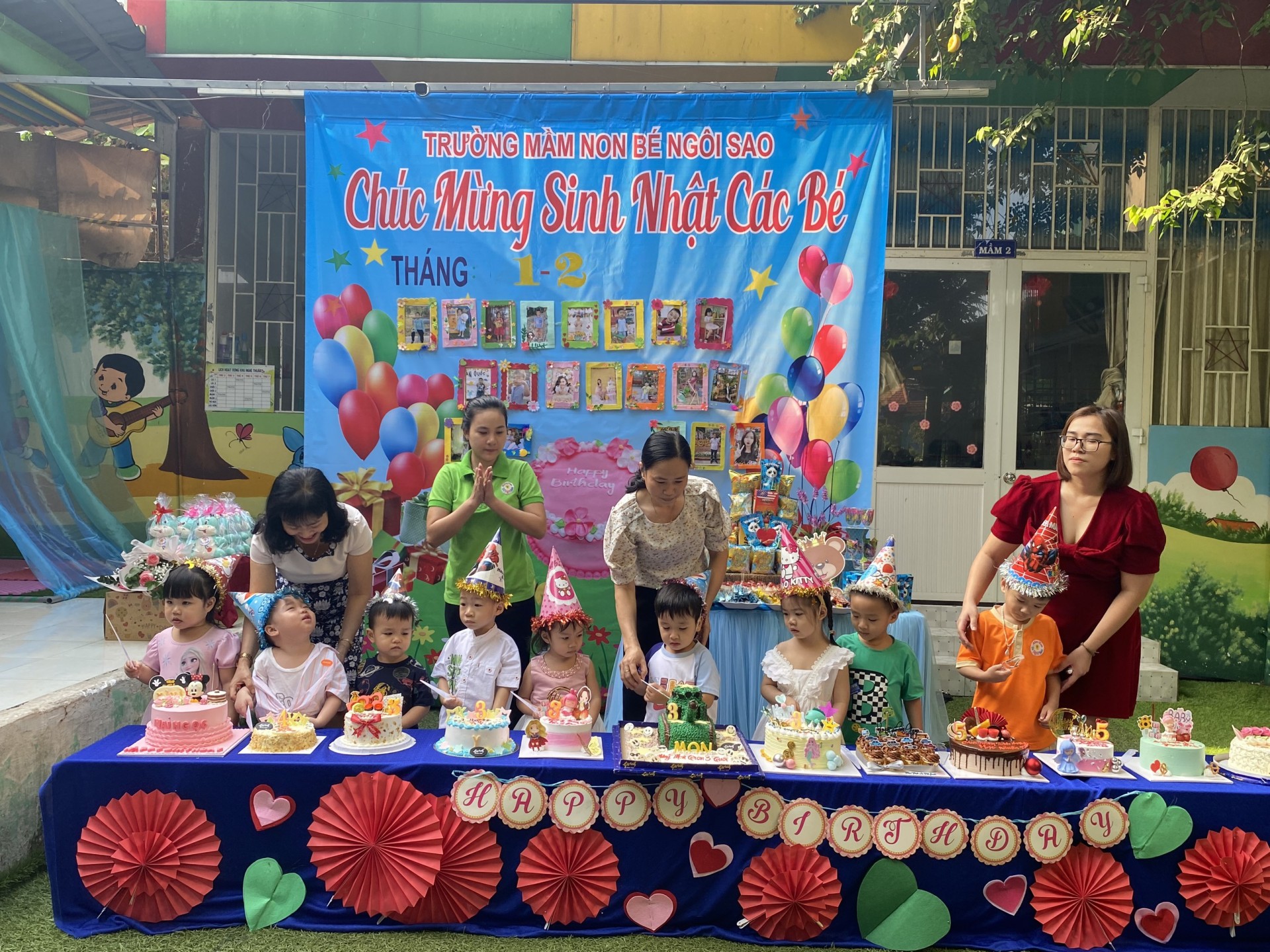 SINH NHẬT CÔ VÀ BÉ THÁNG 1,2/2023