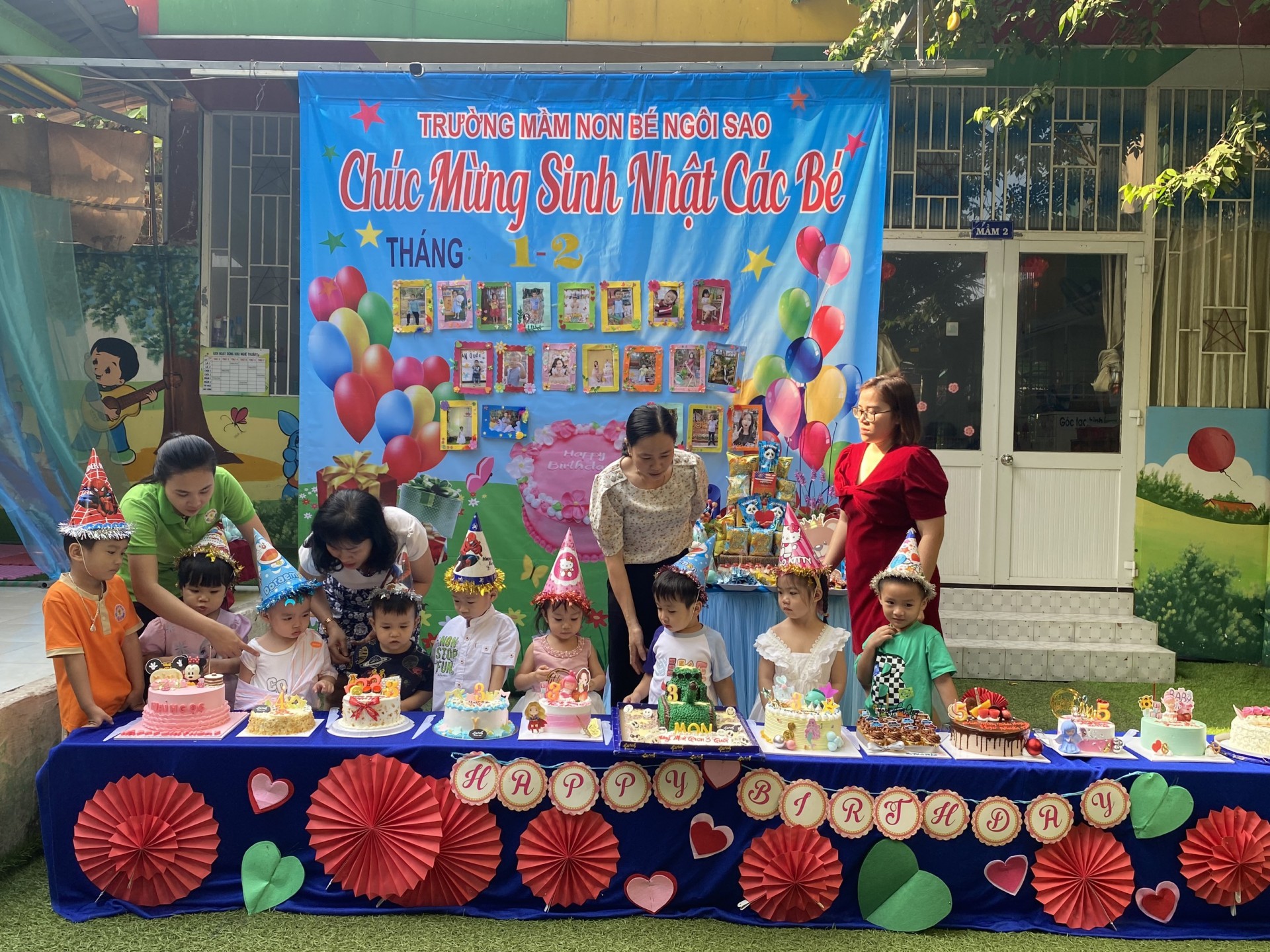 SINH NHẬT CÔ VÀ BÉ THÁNG 1,2/2023