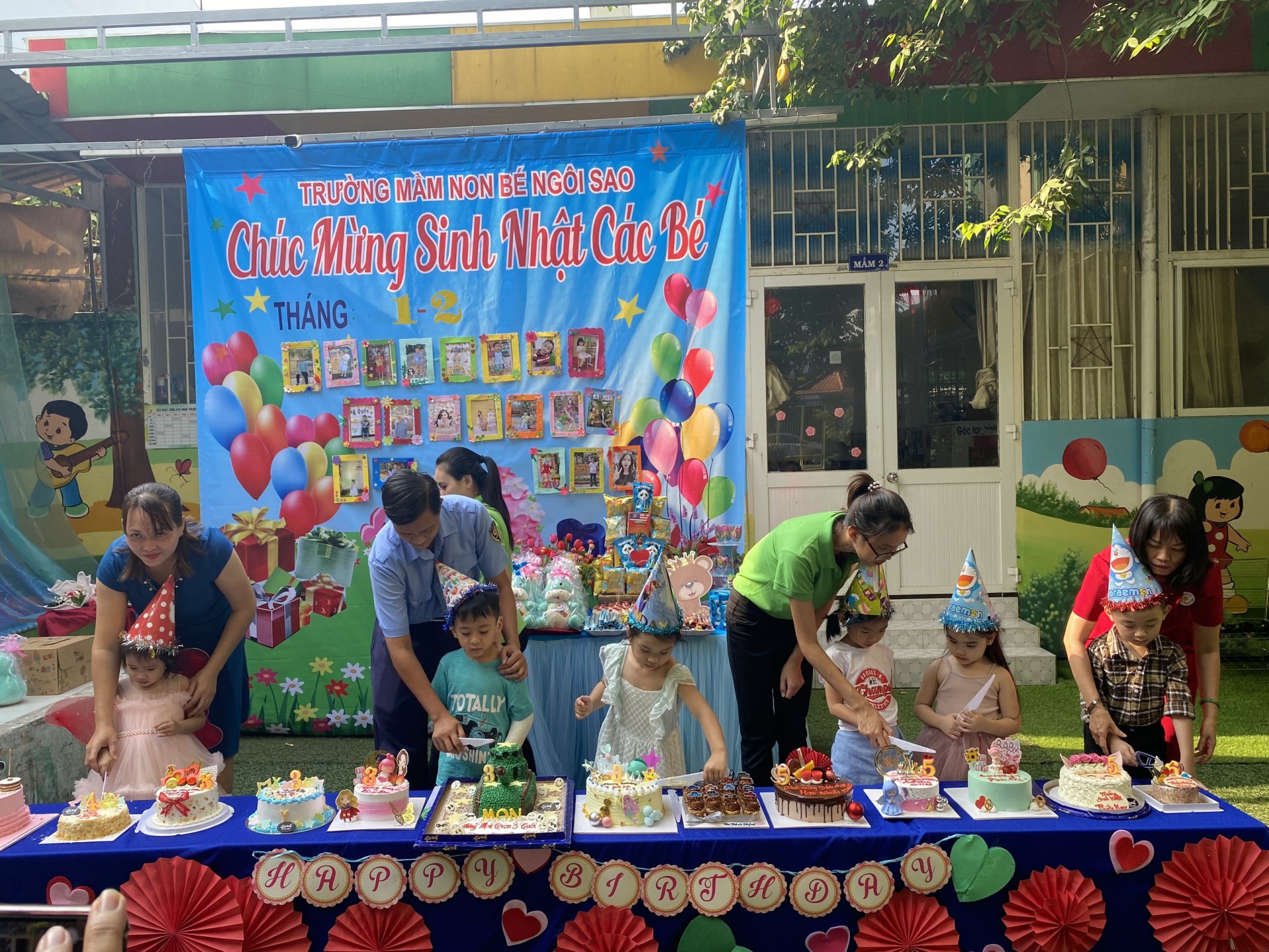 SINH NHẬT CÔ VÀ BÉ THÁNG 1,2/2023