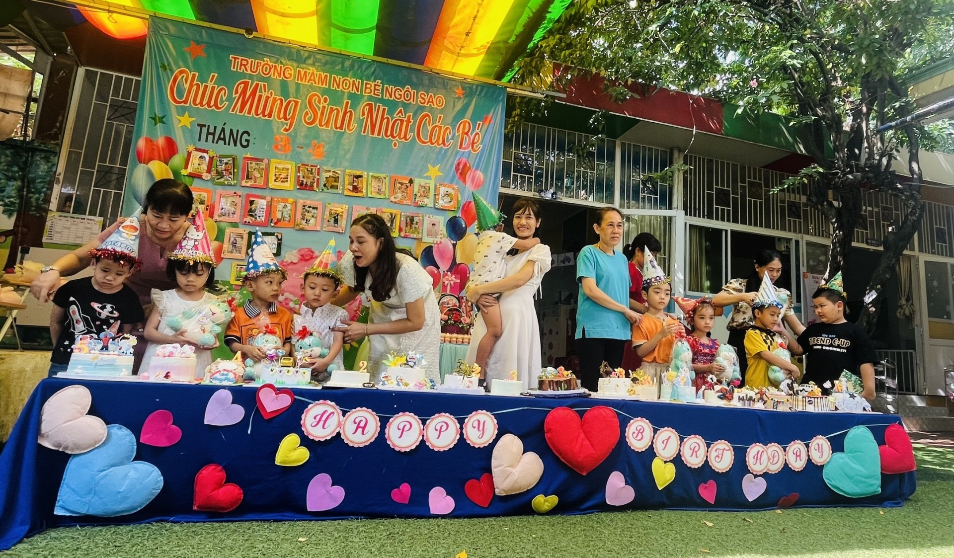 MỪNG SINH NHẬT CÔ VÀ CÁC BÉ THÁNG 3 VÀ THÁNG 4