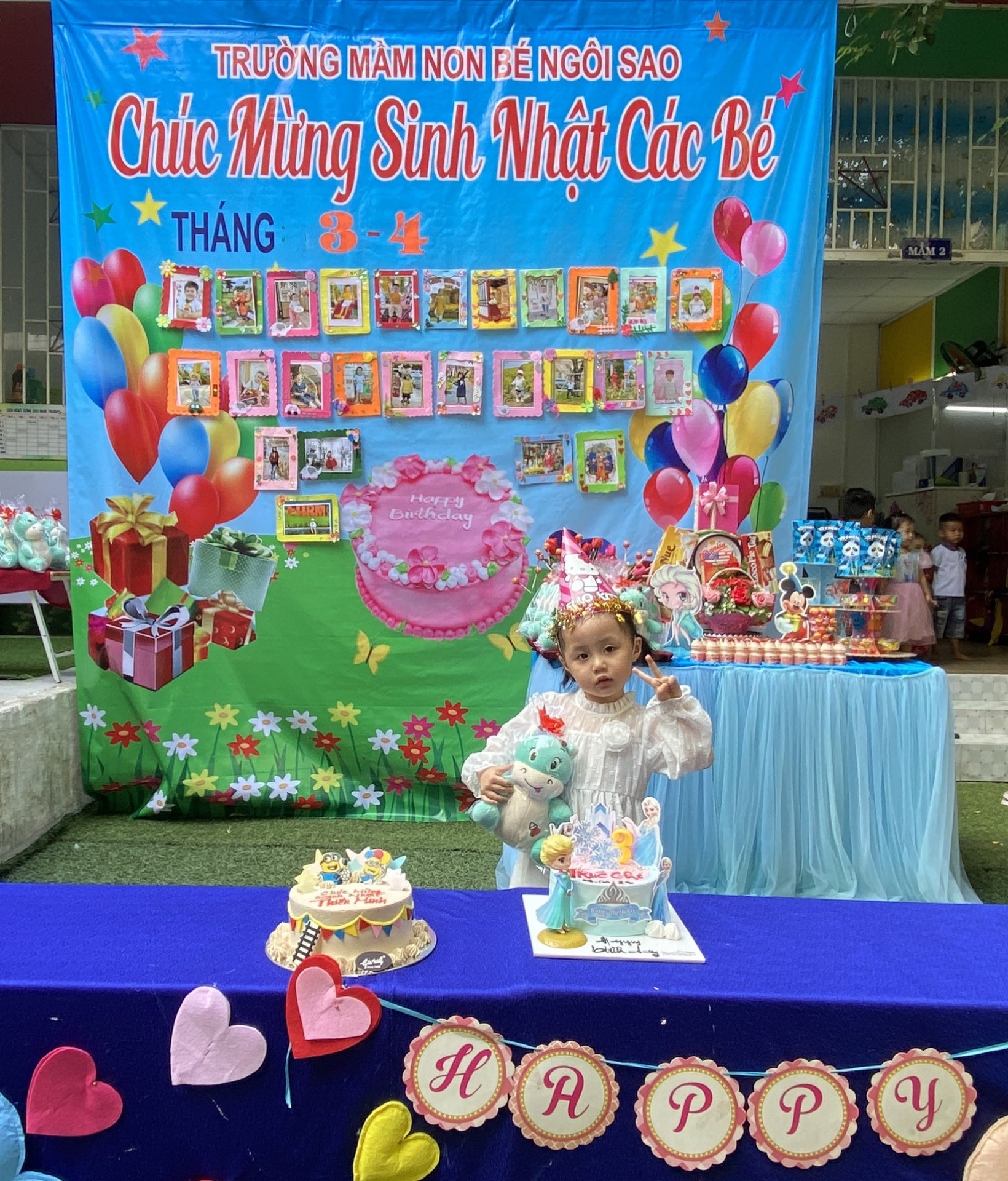 MỪNG SINH NHẬT CÔ VÀ CÁC BÉ THÁNG 3 VÀ THÁNG 4