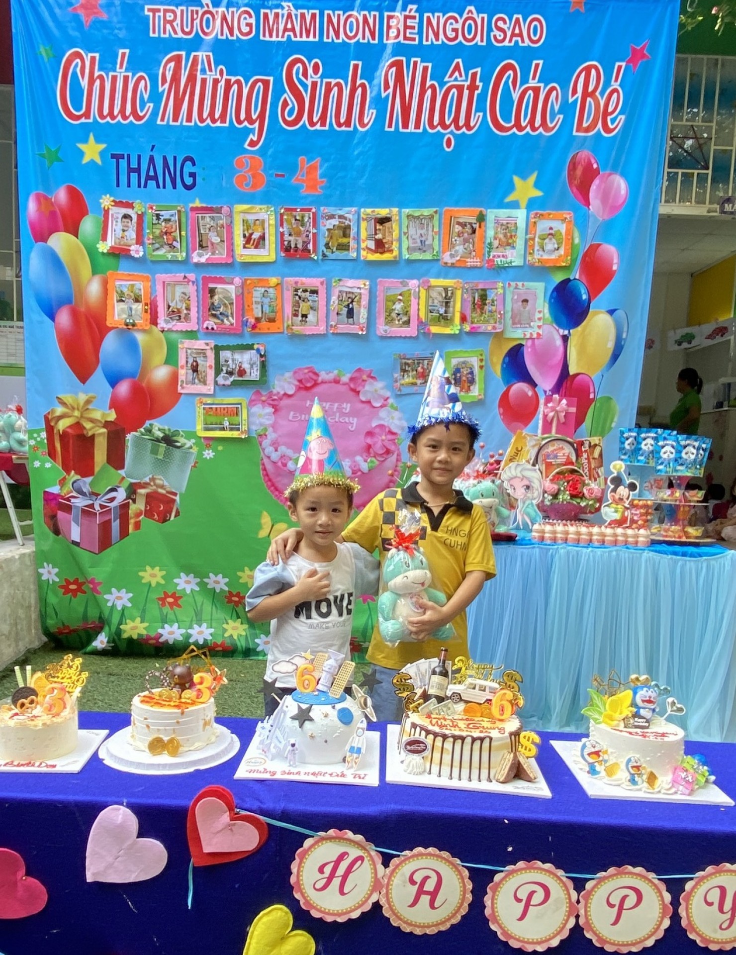 MỪNG SINH NHẬT CÔ VÀ CÁC BÉ THÁNG 3 VÀ THÁNG 4