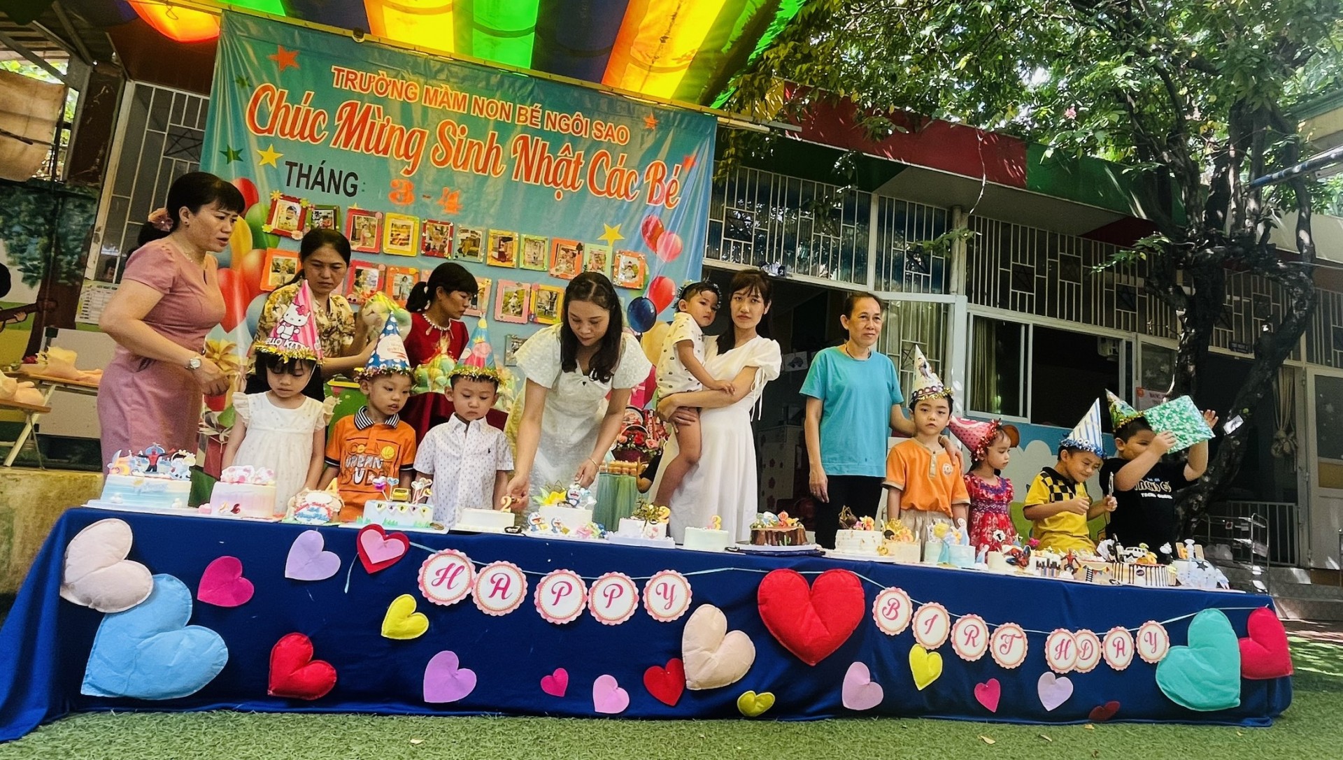 MỪNG SINH NHẬT CÔ VÀ CÁC BÉ THÁNG 3 VÀ THÁNG 4