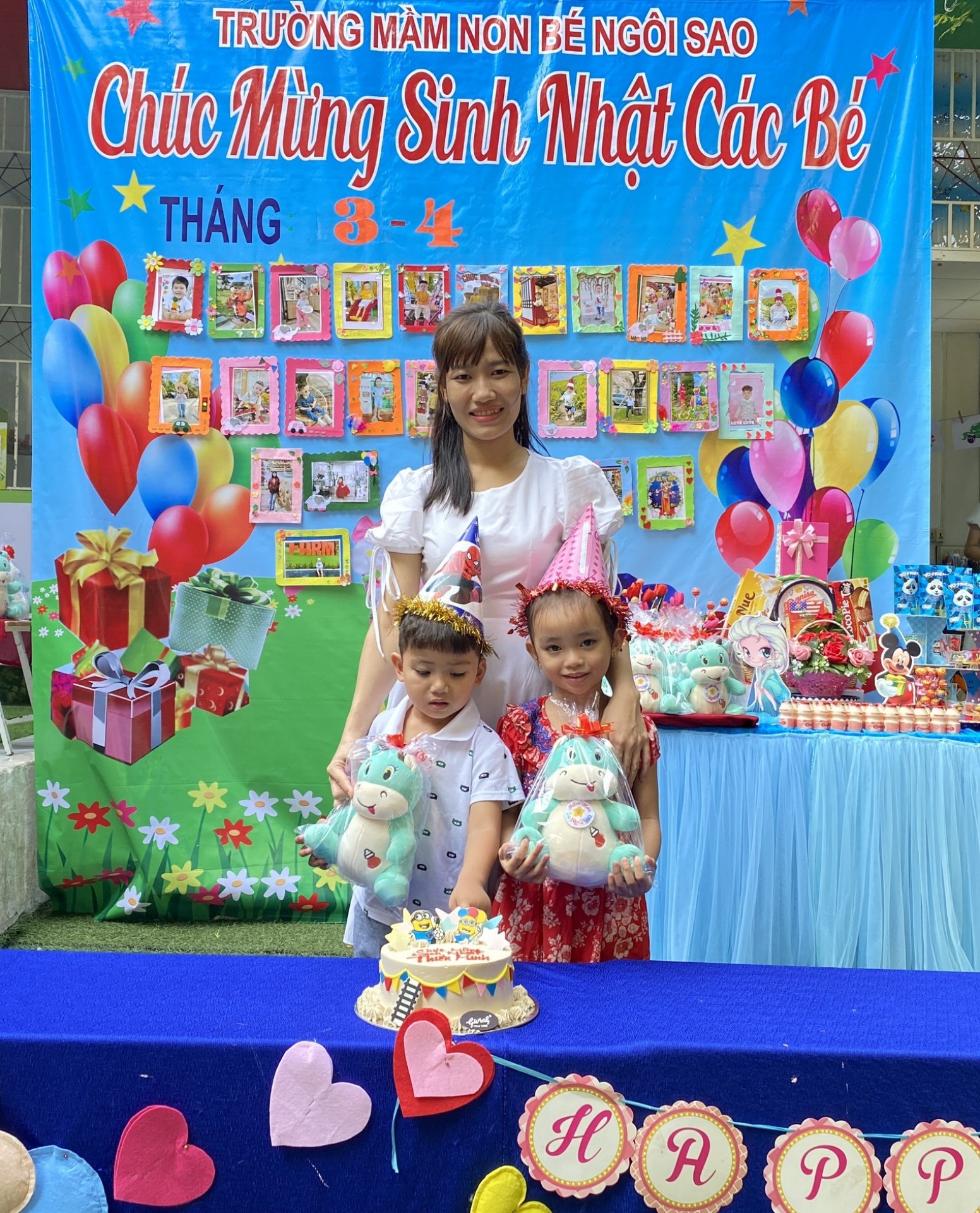 MỪNG SINH NHẬT CÔ VÀ CÁC BÉ THÁNG 3 VÀ THÁNG 4