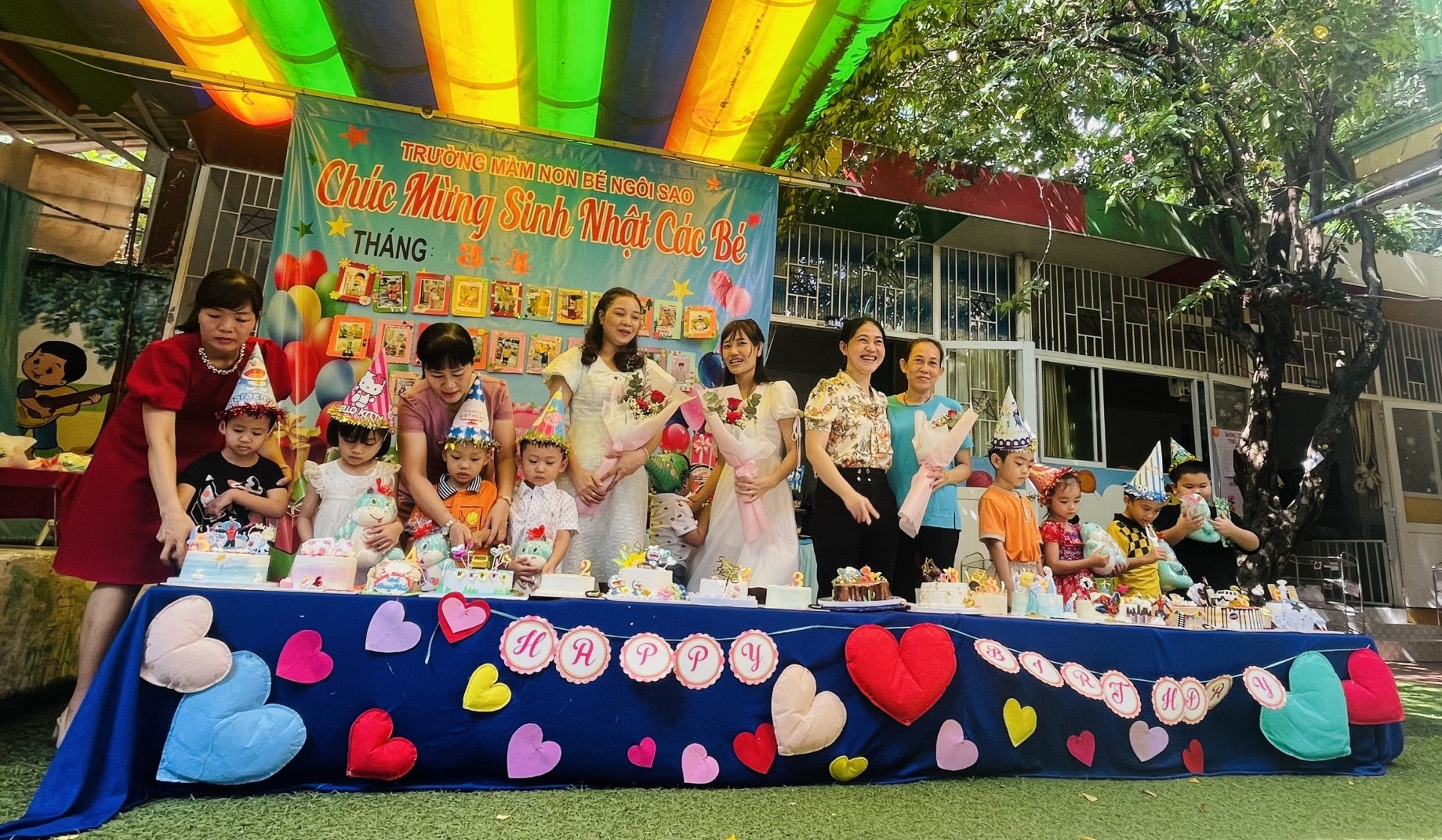 MỪNG SINH NHẬT CÔ VÀ CÁC BÉ THÁNG 3 VÀ THÁNG 4