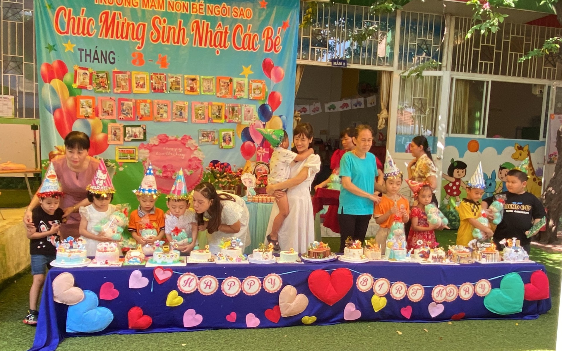 MỪNG SINH NHẬT CÔ VÀ CÁC BÉ THÁNG 3 VÀ THÁNG 4