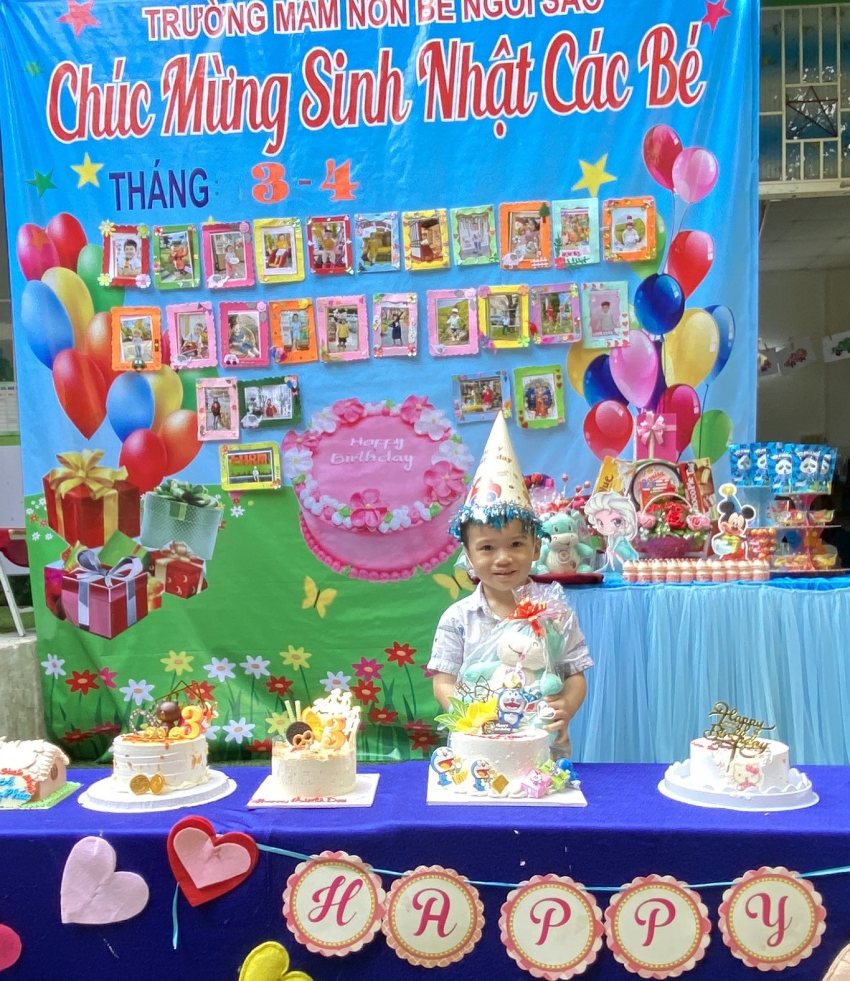 MỪNG SINH NHẬT CÔ VÀ CÁC BÉ THÁNG 3 VÀ THÁNG 4