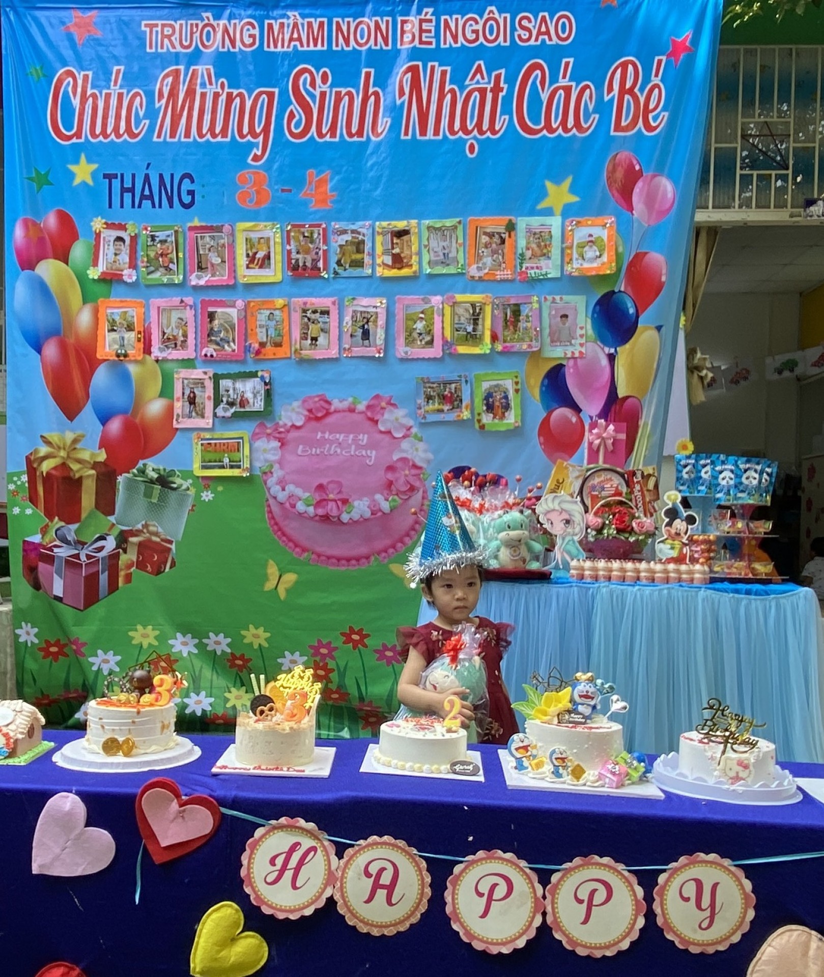 MỪNG SINH NHẬT CÔ VÀ CÁC BÉ THÁNG 3 VÀ THÁNG 4