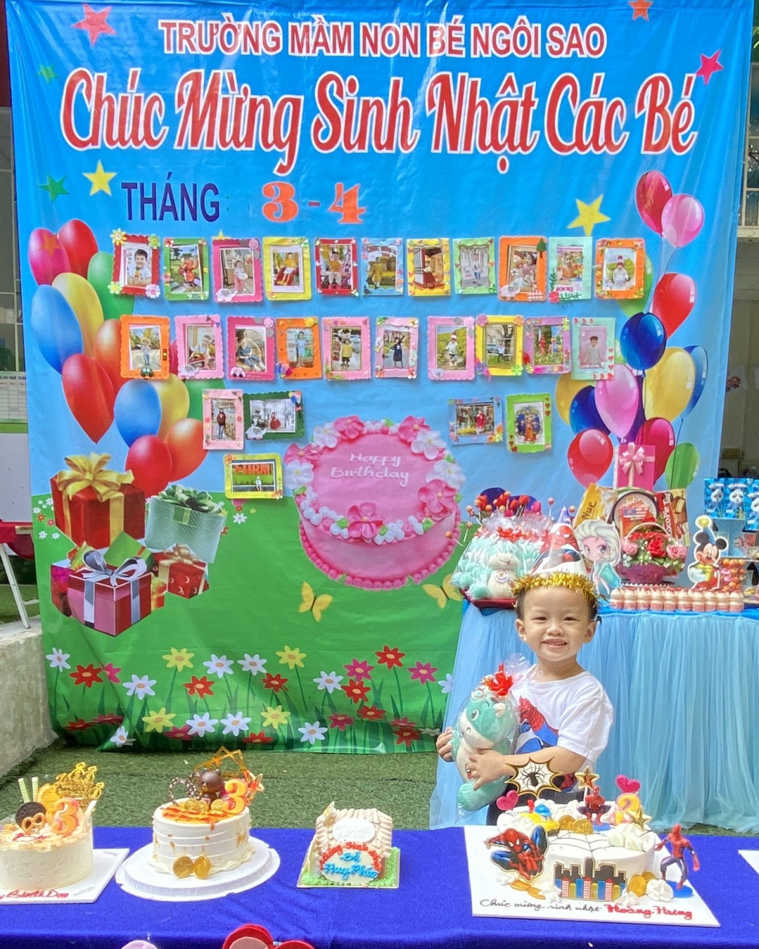 MỪNG SINH NHẬT CÔ VÀ CÁC BÉ THÁNG 3 VÀ THÁNG 4