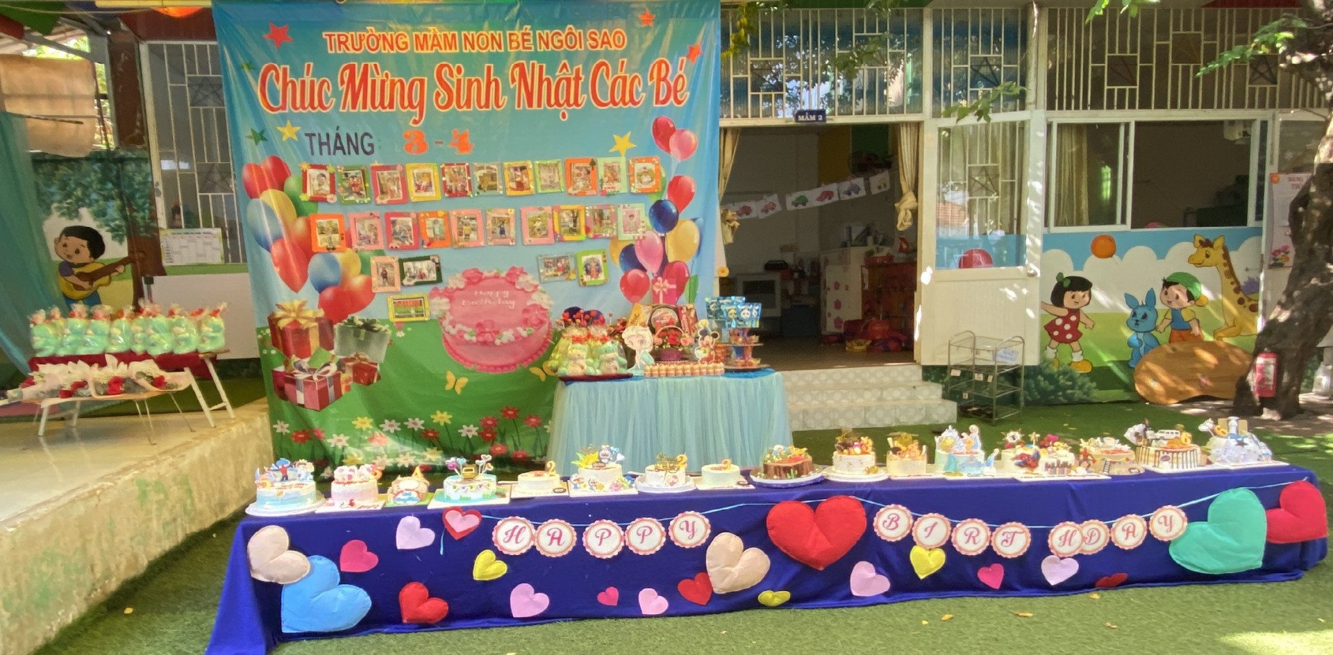 MỪNG SINH NHẬT CÔ VÀ CÁC BÉ THÁNG 3 VÀ THÁNG 4