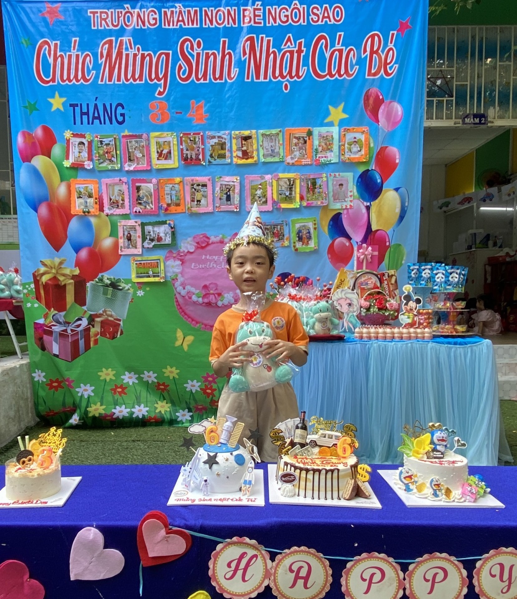 MỪNG SINH NHẬT CÔ VÀ CÁC BÉ THÁNG 3 VÀ THÁNG 4