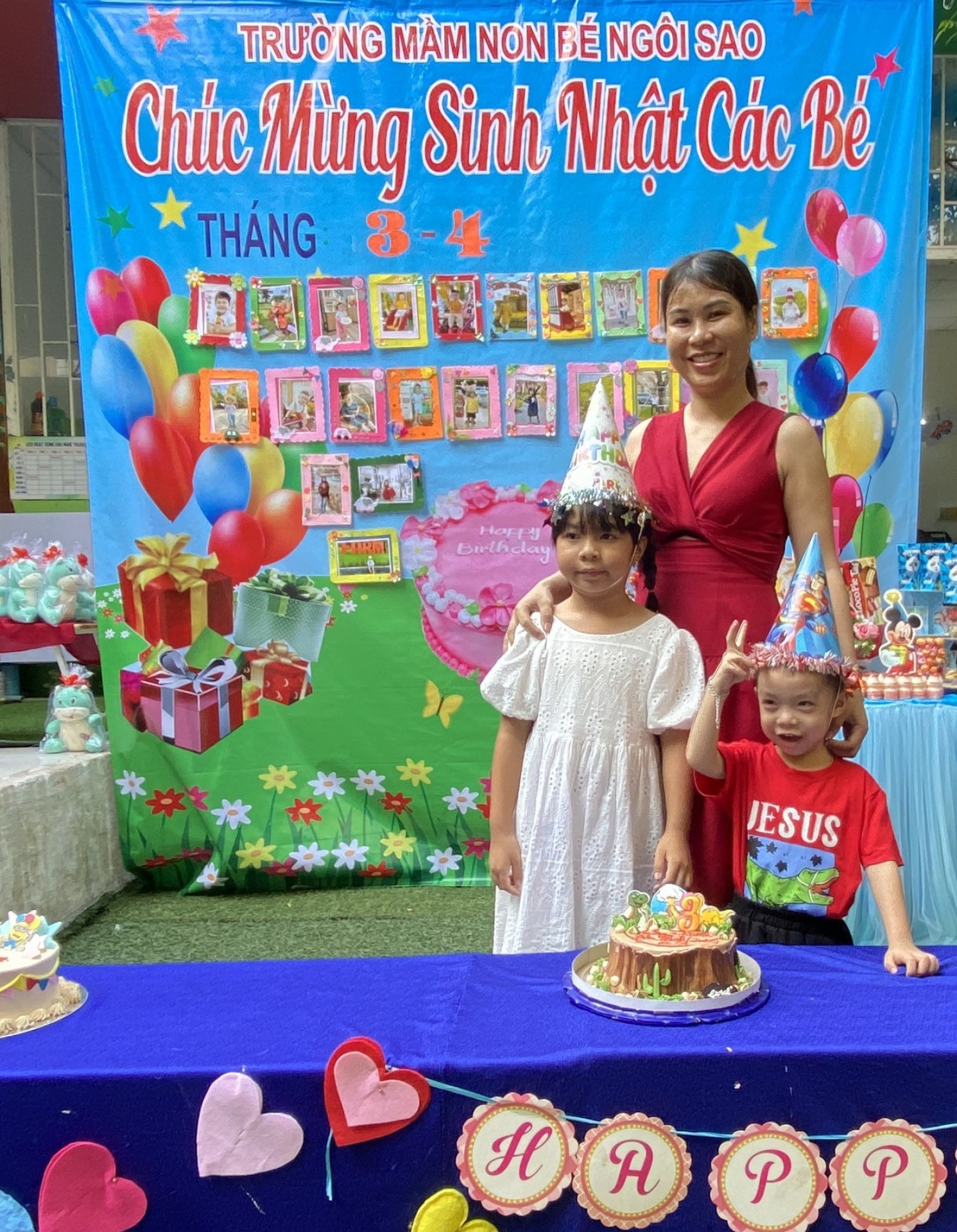 MỪNG SINH NHẬT CÔ VÀ CÁC BÉ THÁNG 3 VÀ THÁNG 4