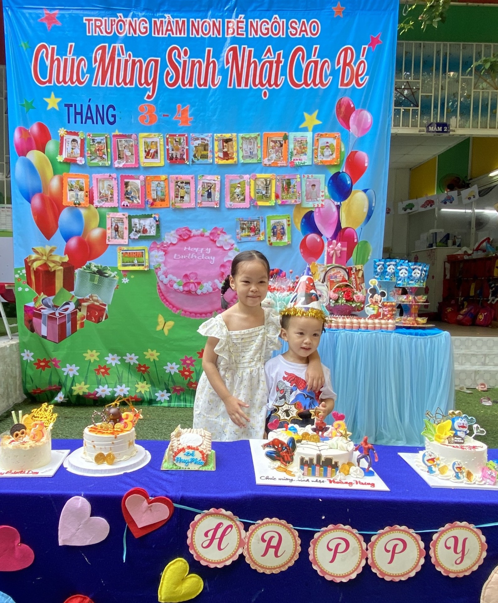 MỪNG SINH NHẬT CÔ VÀ CÁC BÉ THÁNG 3 VÀ THÁNG 4