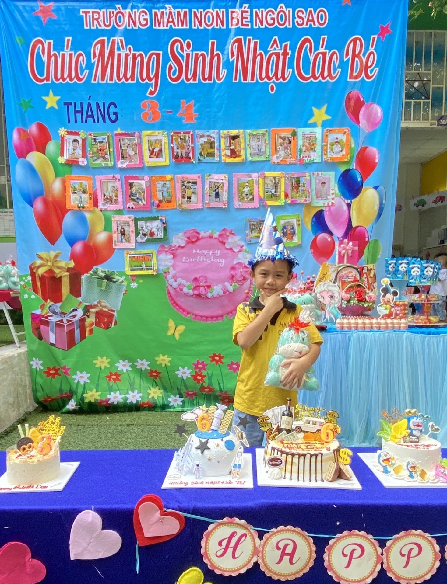 MỪNG SINH NHẬT CÔ VÀ CÁC BÉ THÁNG 3 VÀ THÁNG 4