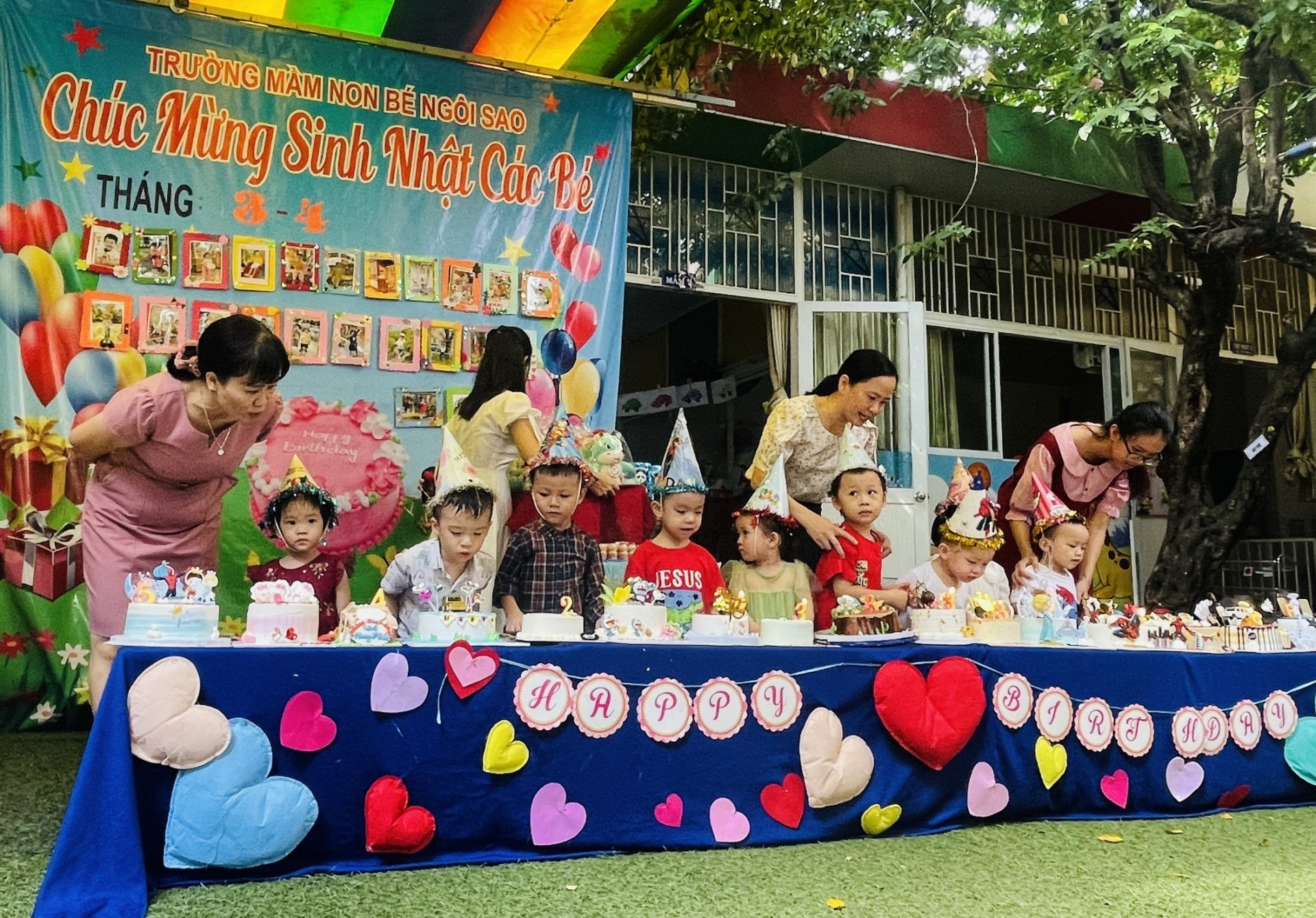 MỪNG SINH NHẬT CÔ VÀ CÁC BÉ THÁNG 3 VÀ THÁNG 4