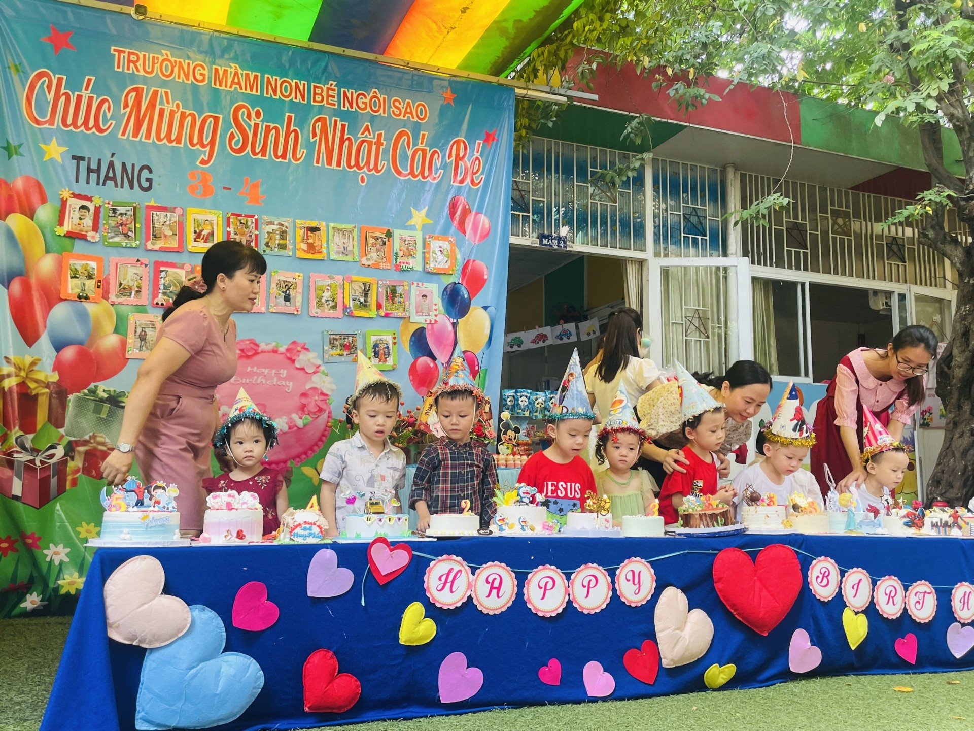 MỪNG SINH NHẬT CÔ VÀ CÁC BÉ THÁNG 3 VÀ THÁNG 4