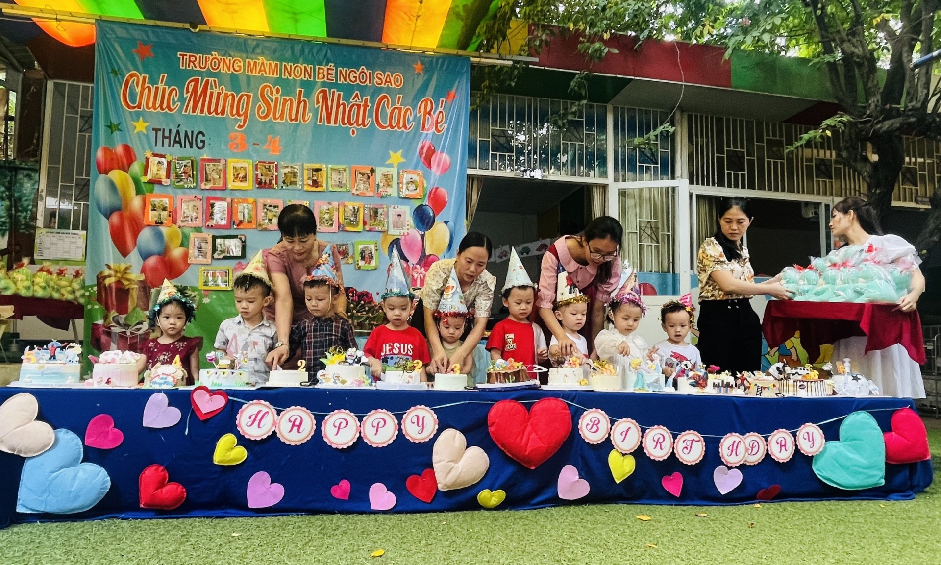 MỪNG SINH NHẬT CÔ VÀ CÁC BÉ THÁNG 3 VÀ THÁNG 4