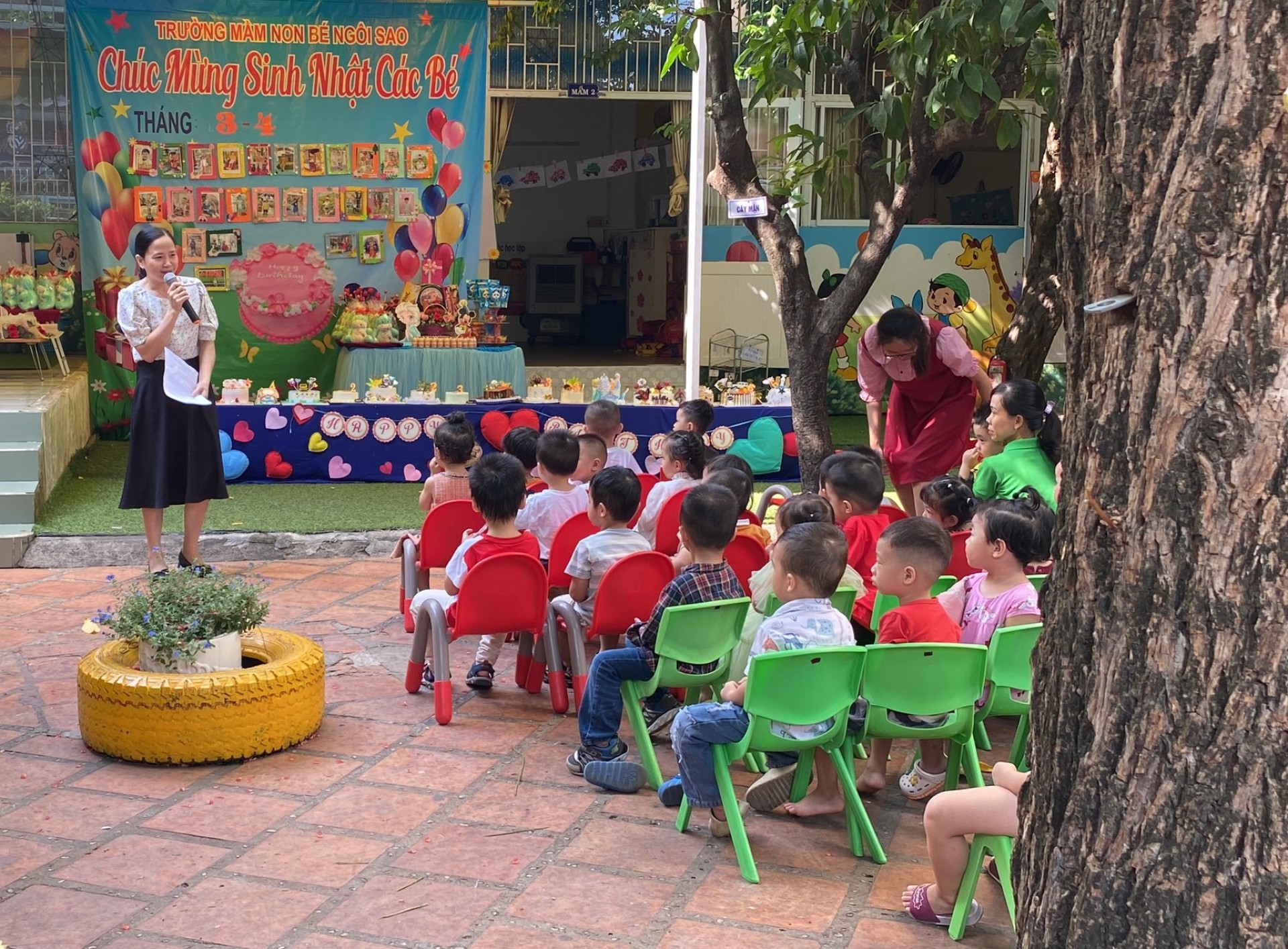 MỪNG SINH NHẬT CÔ VÀ CÁC BÉ THÁNG 3 VÀ THÁNG 4