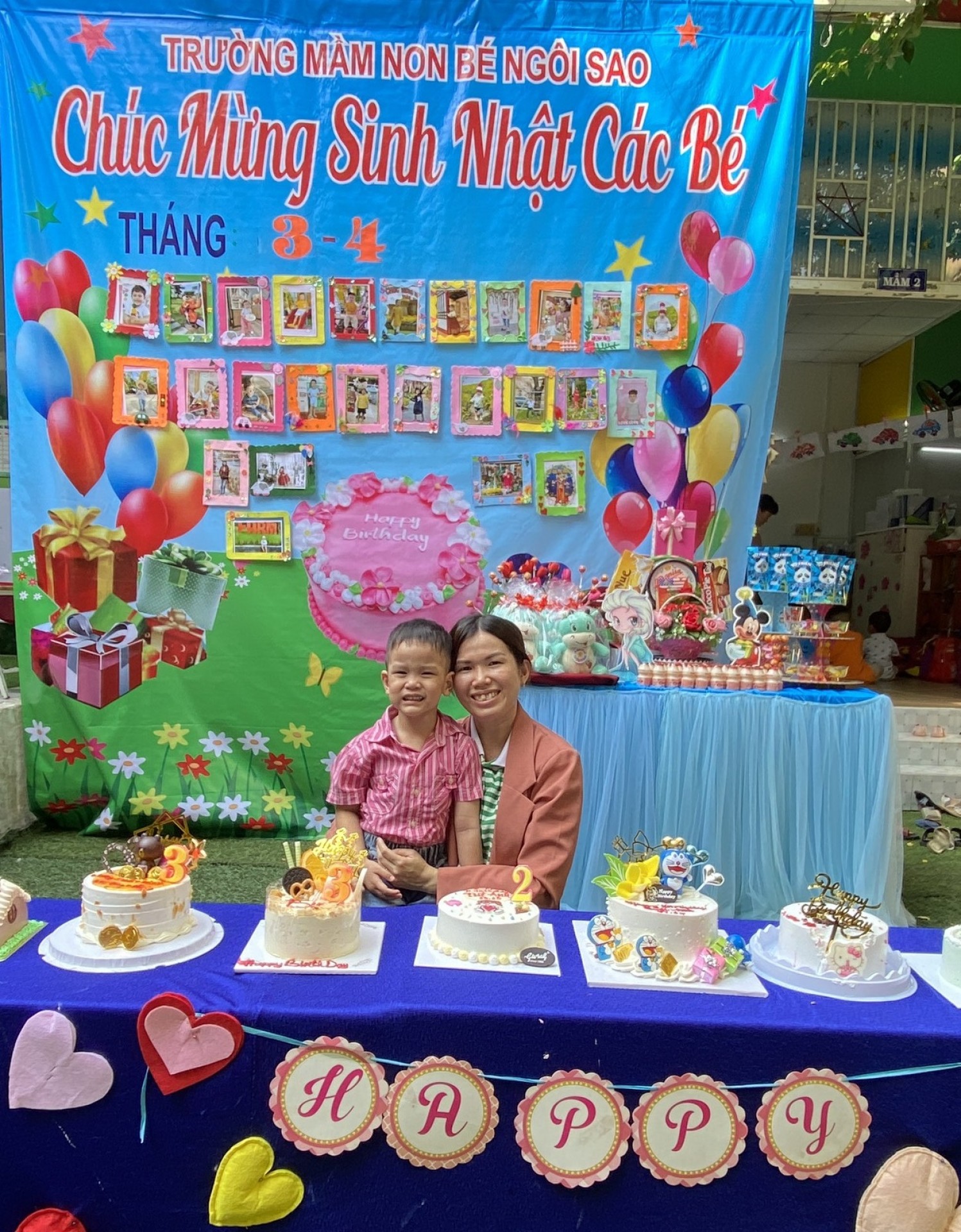 MỪNG SINH NHẬT CÔ VÀ CÁC BÉ THÁNG 3 VÀ THÁNG 4