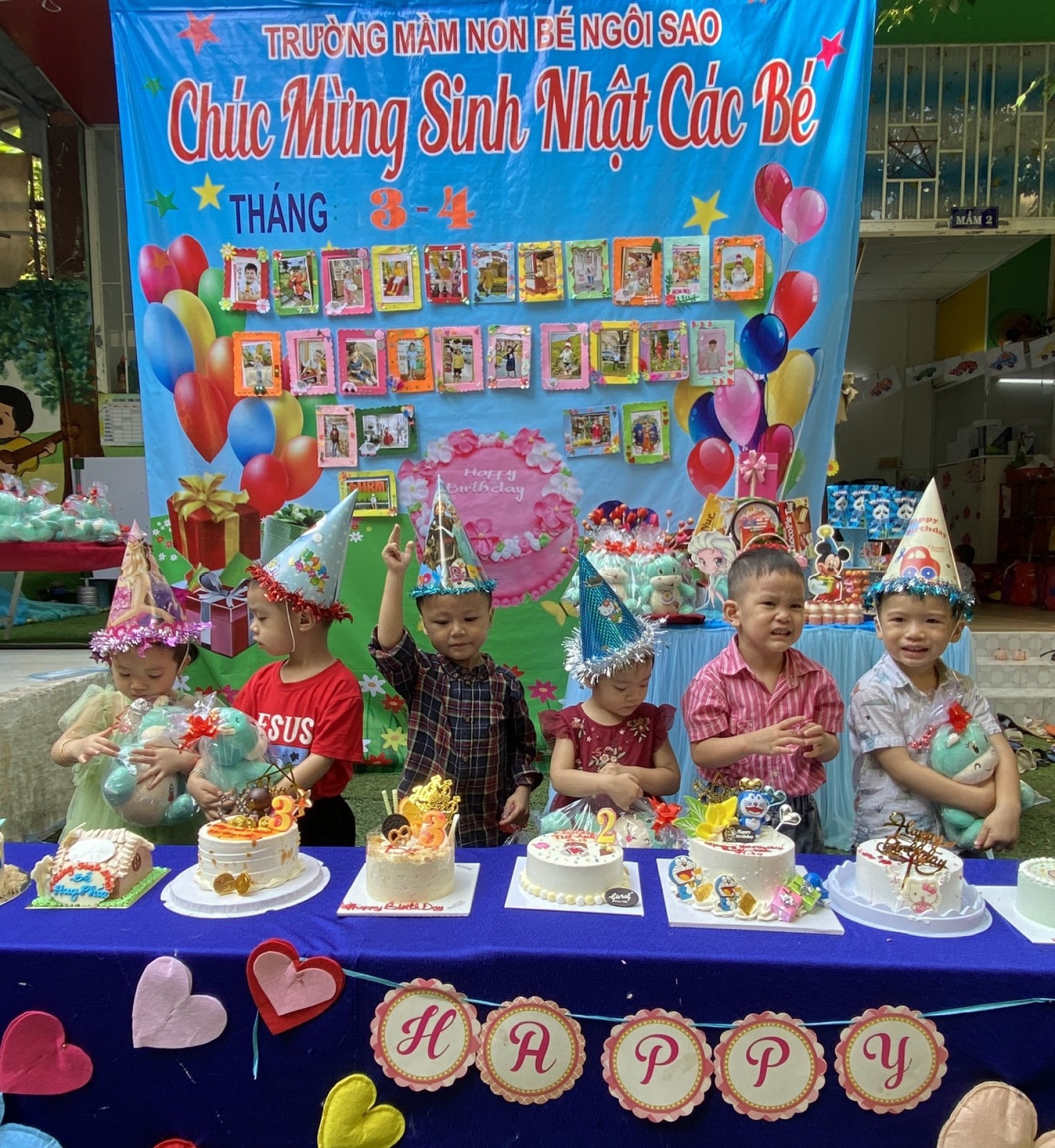 MỪNG SINH NHẬT CÔ VÀ CÁC BÉ THÁNG 3 VÀ THÁNG 4