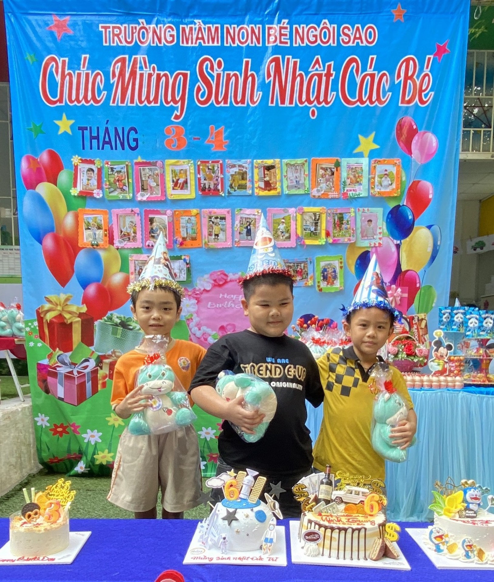 MỪNG SINH NHẬT CÔ VÀ CÁC BÉ THÁNG 3 VÀ THÁNG 4