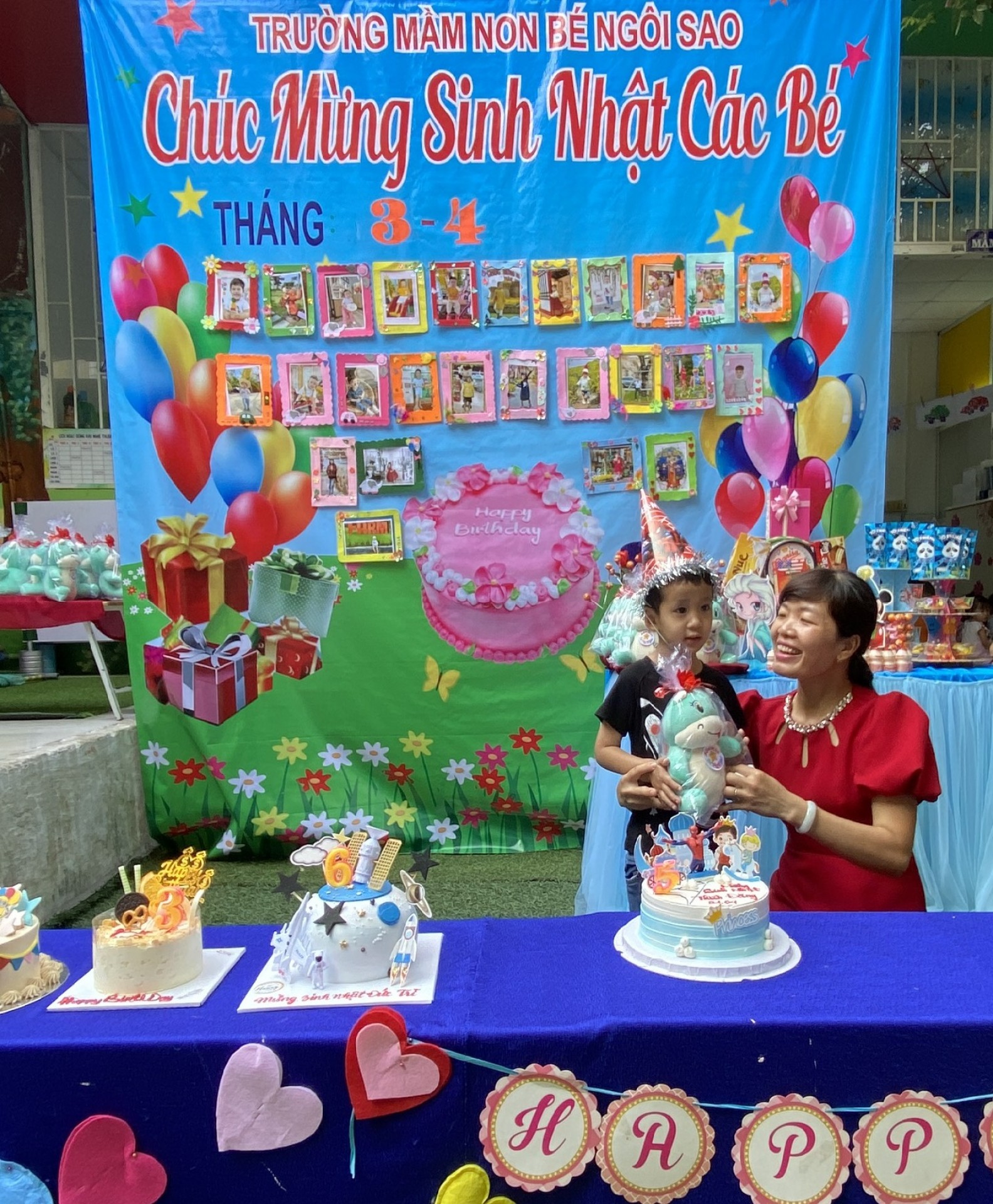 MỪNG SINH NHẬT CÔ VÀ CÁC BÉ THÁNG 3 VÀ THÁNG 4