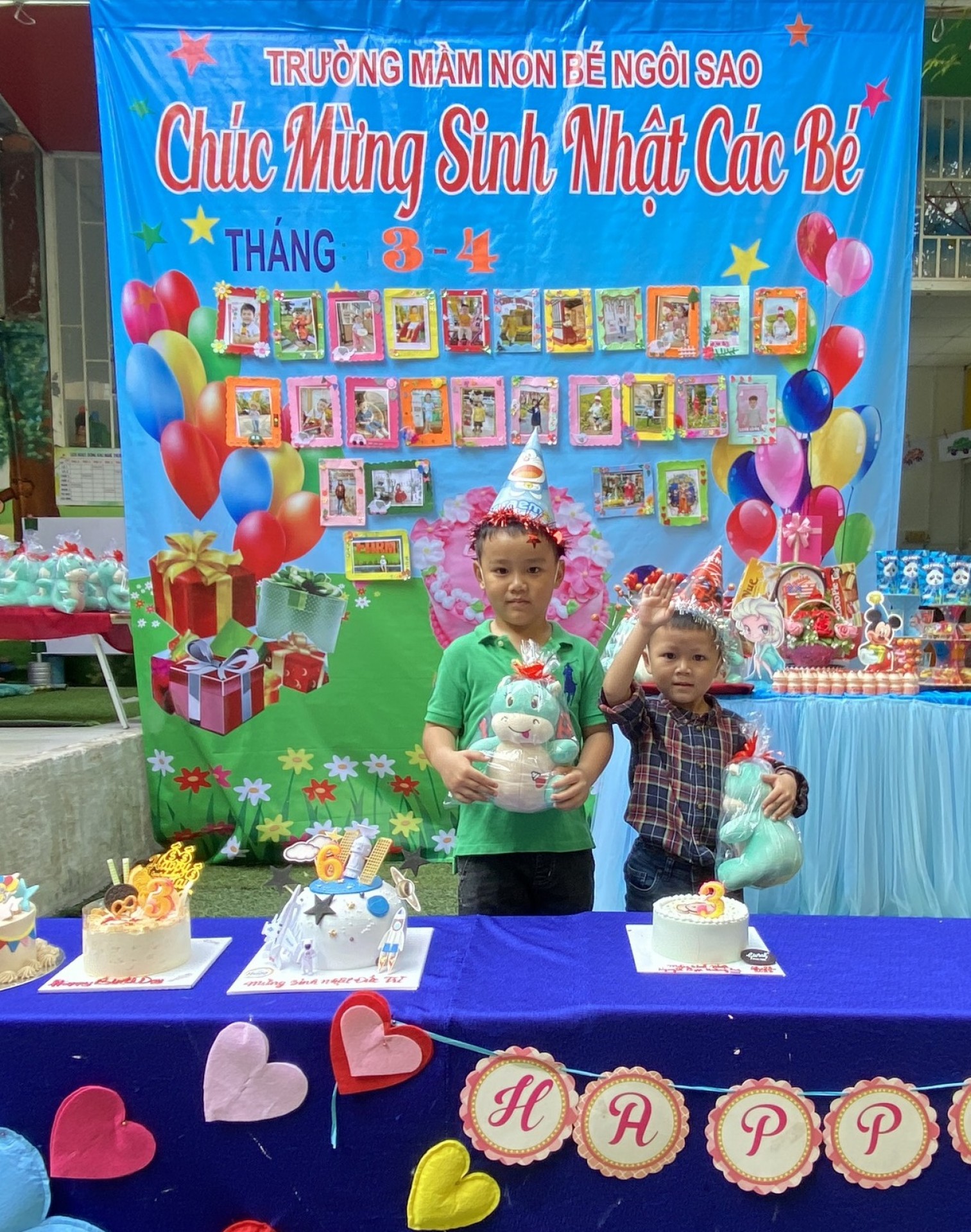 MỪNG SINH NHẬT CÔ VÀ CÁC BÉ THÁNG 3 VÀ THÁNG 4