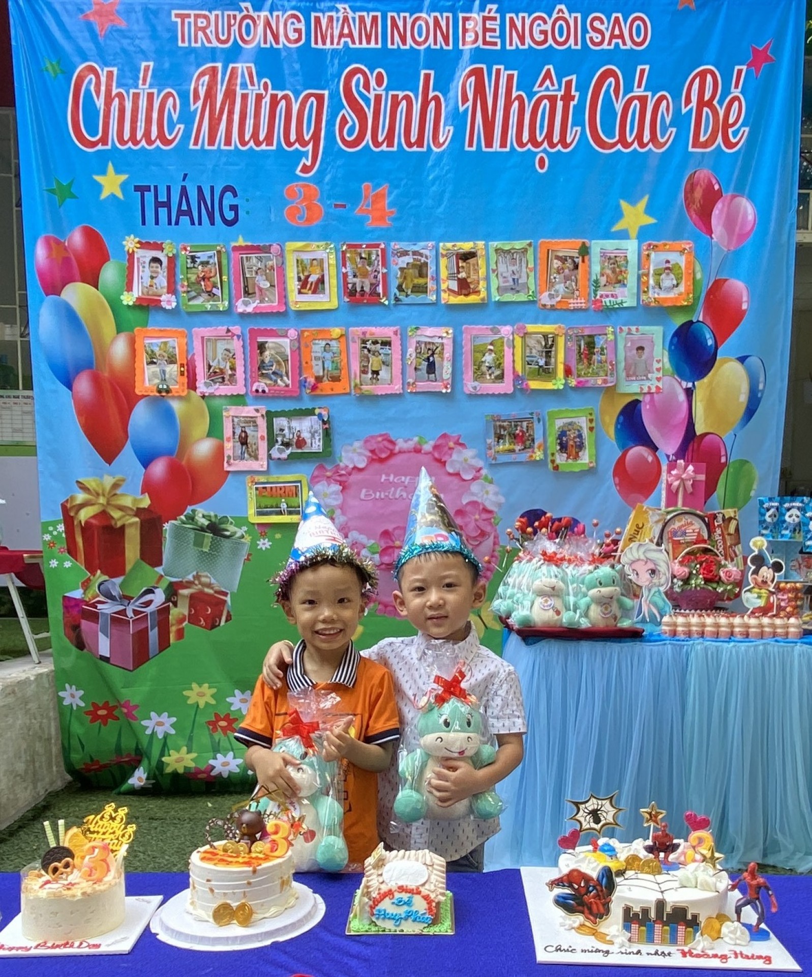 MỪNG SINH NHẬT CÔ VÀ CÁC BÉ THÁNG 3 VÀ THÁNG 4