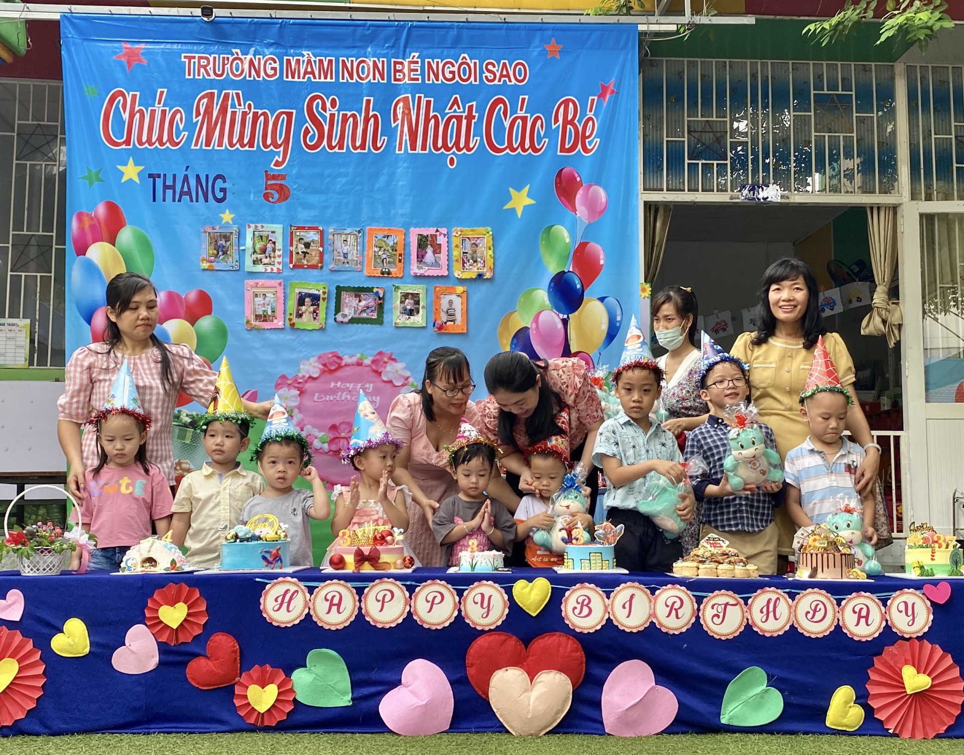 MỪNG SINH NHẬT CÔ VÀ BÉ THÁNG 5