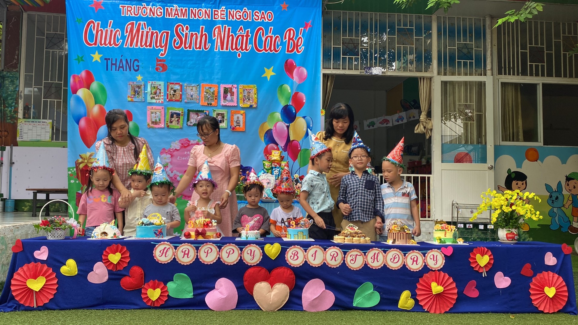 MỪNG SINH NHẬT CÔ VÀ BÉ THÁNG 5