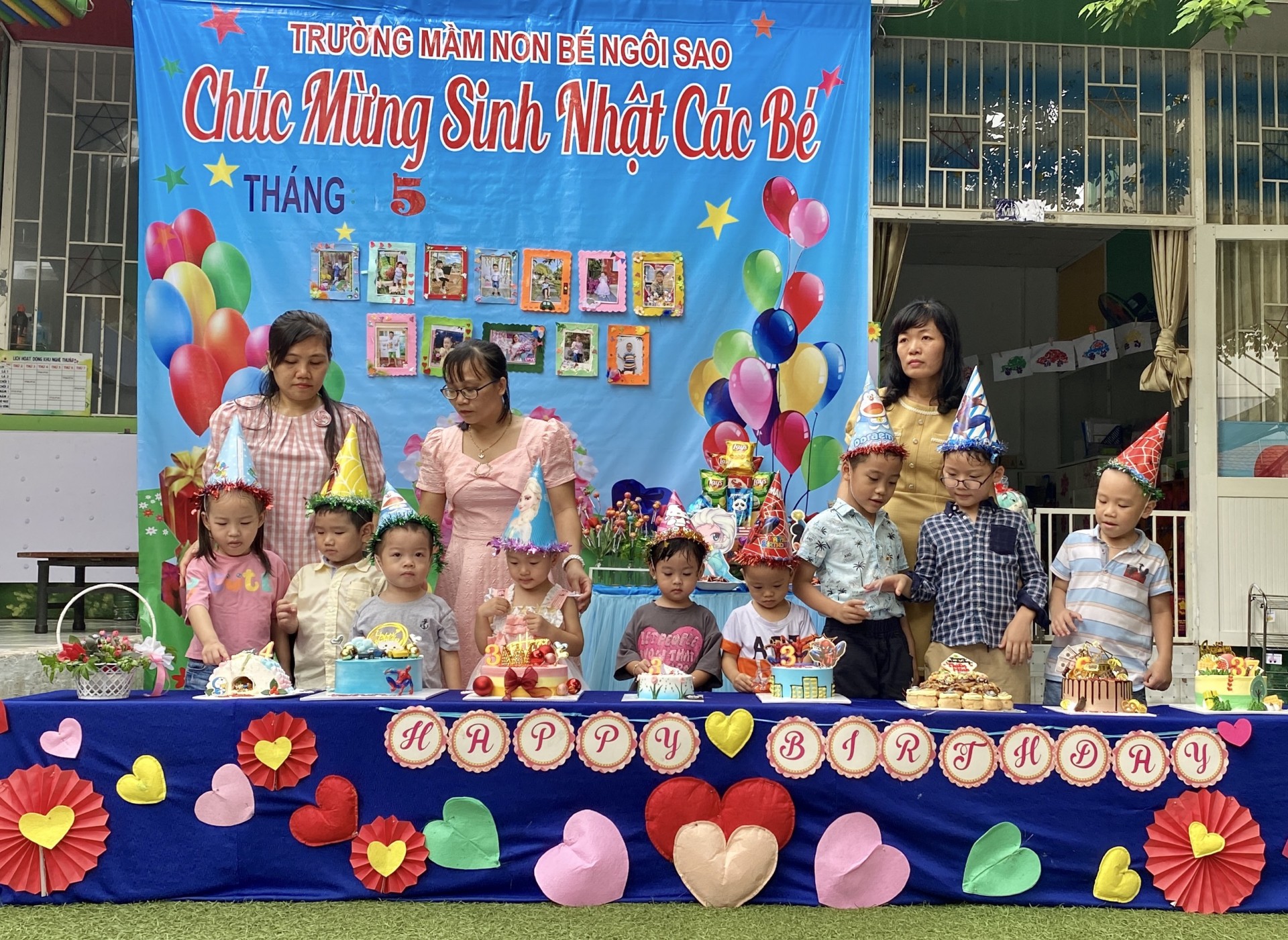 MỪNG SINH NHẬT CÔ VÀ BÉ THÁNG 5