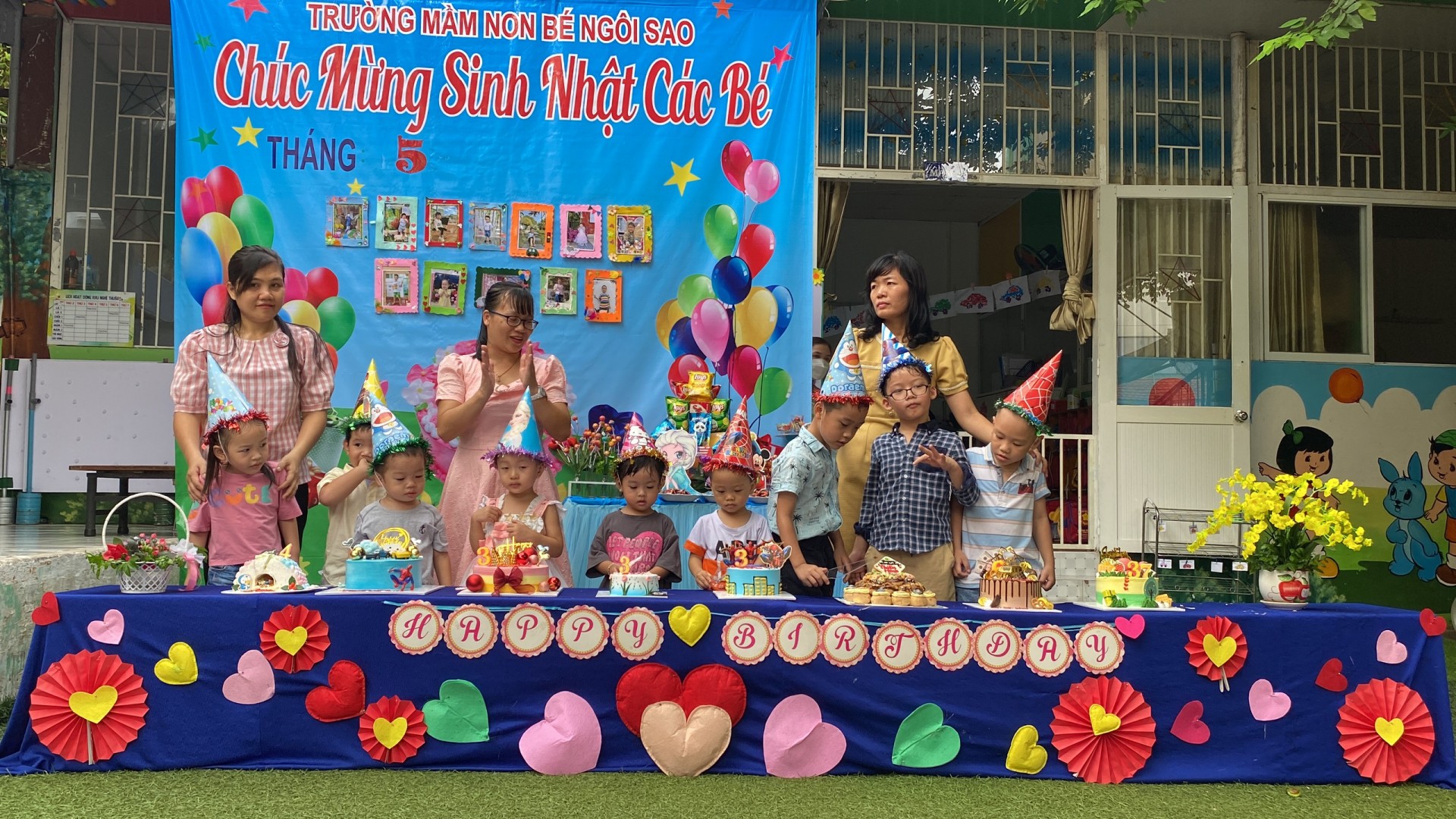 MỪNG SINH NHẬT CÔ VÀ BÉ THÁNG 5