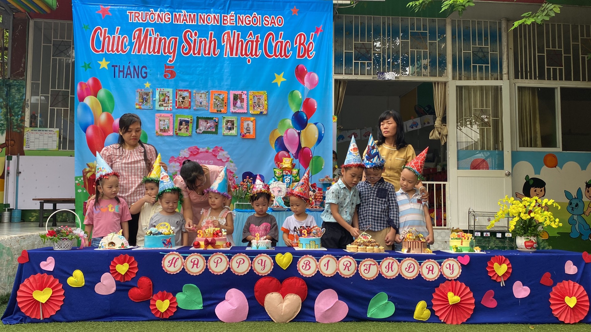 MỪNG SINH NHẬT CÔ VÀ BÉ THÁNG 5