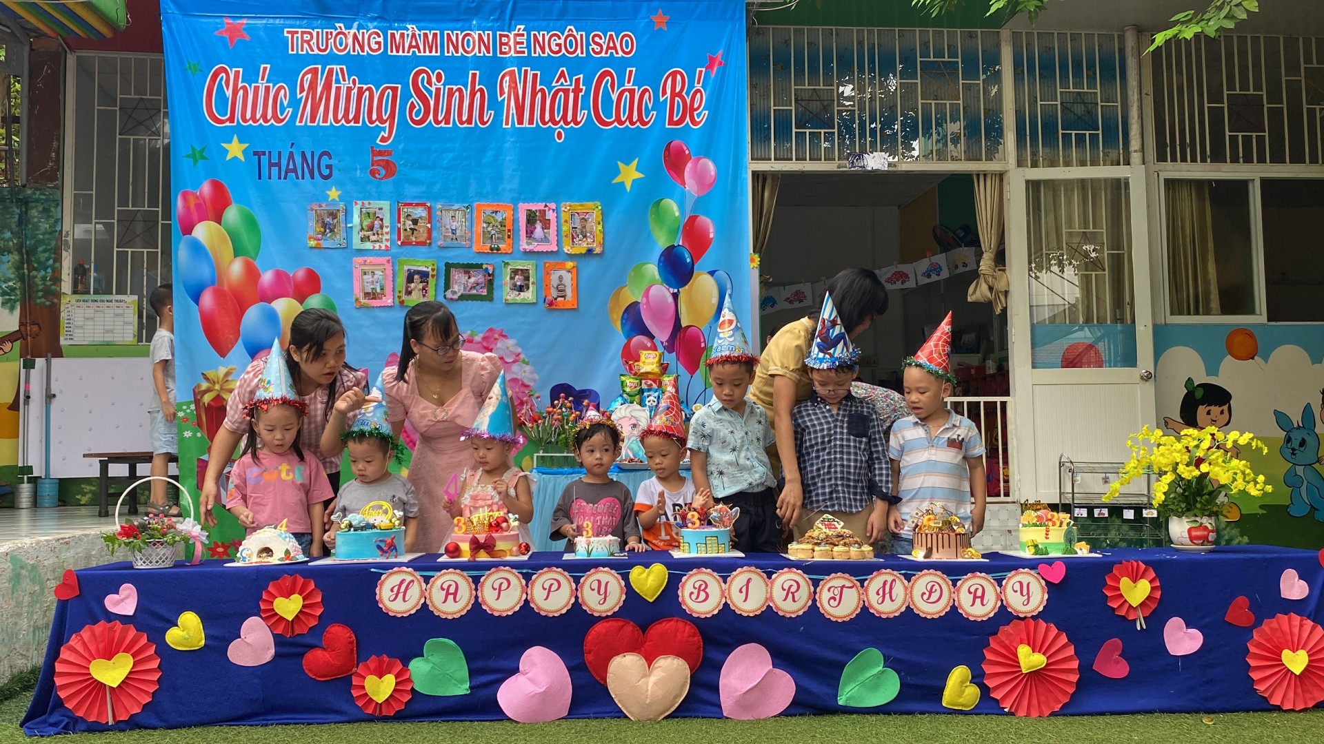 MỪNG SINH NHẬT CÔ VÀ BÉ THÁNG 5