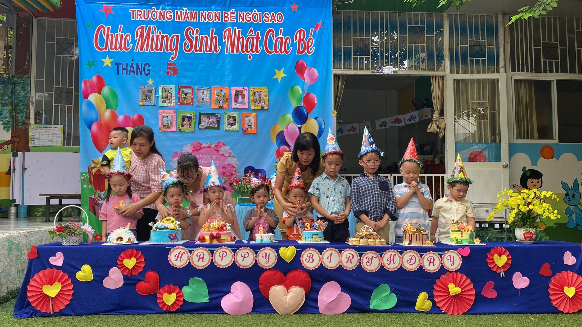 MỪNG SINH NHẬT CÔ VÀ BÉ THÁNG 5