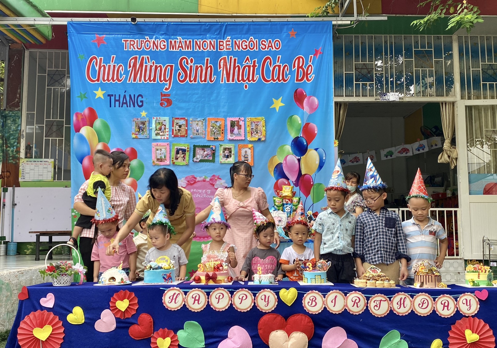 MỪNG SINH NHẬT CÔ VÀ BÉ THÁNG 5