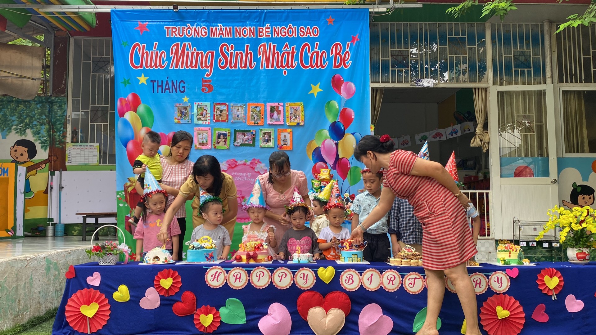 MỪNG SINH NHẬT CÔ VÀ BÉ THÁNG 5