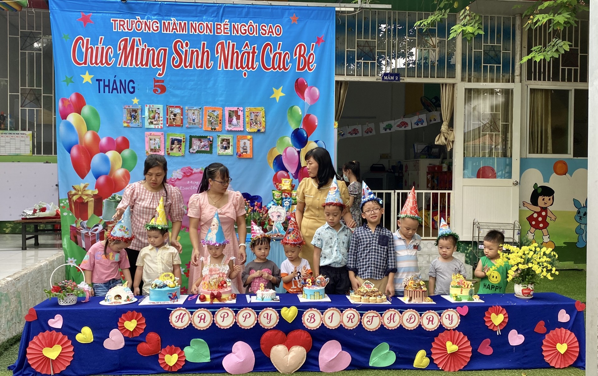 MỪNG SINH NHẬT CÔ VÀ BÉ THÁNG 5